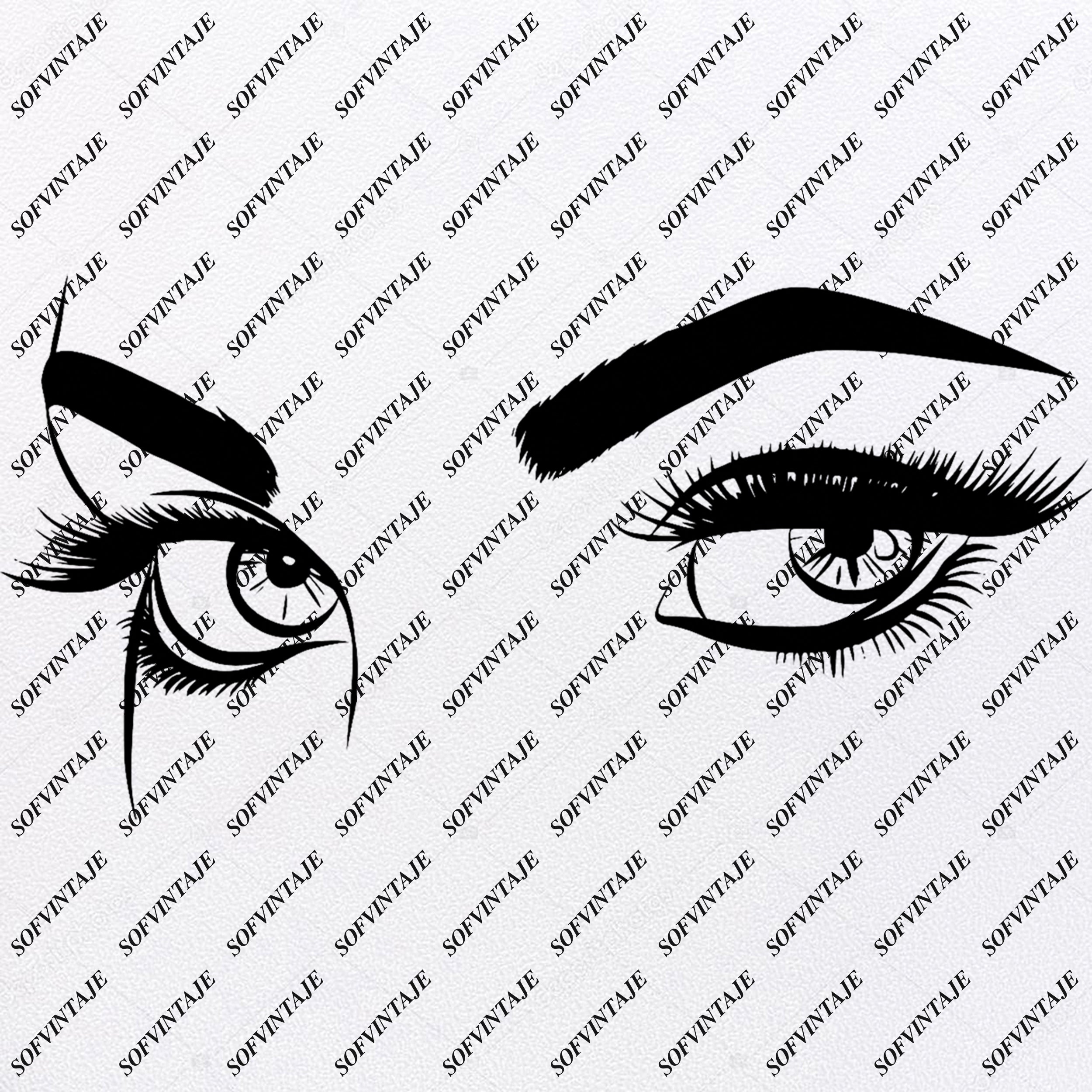 Download Beautiful Lady Beautiful Lady Eye Svg File Girl Original Svg Desig Sofvintaje