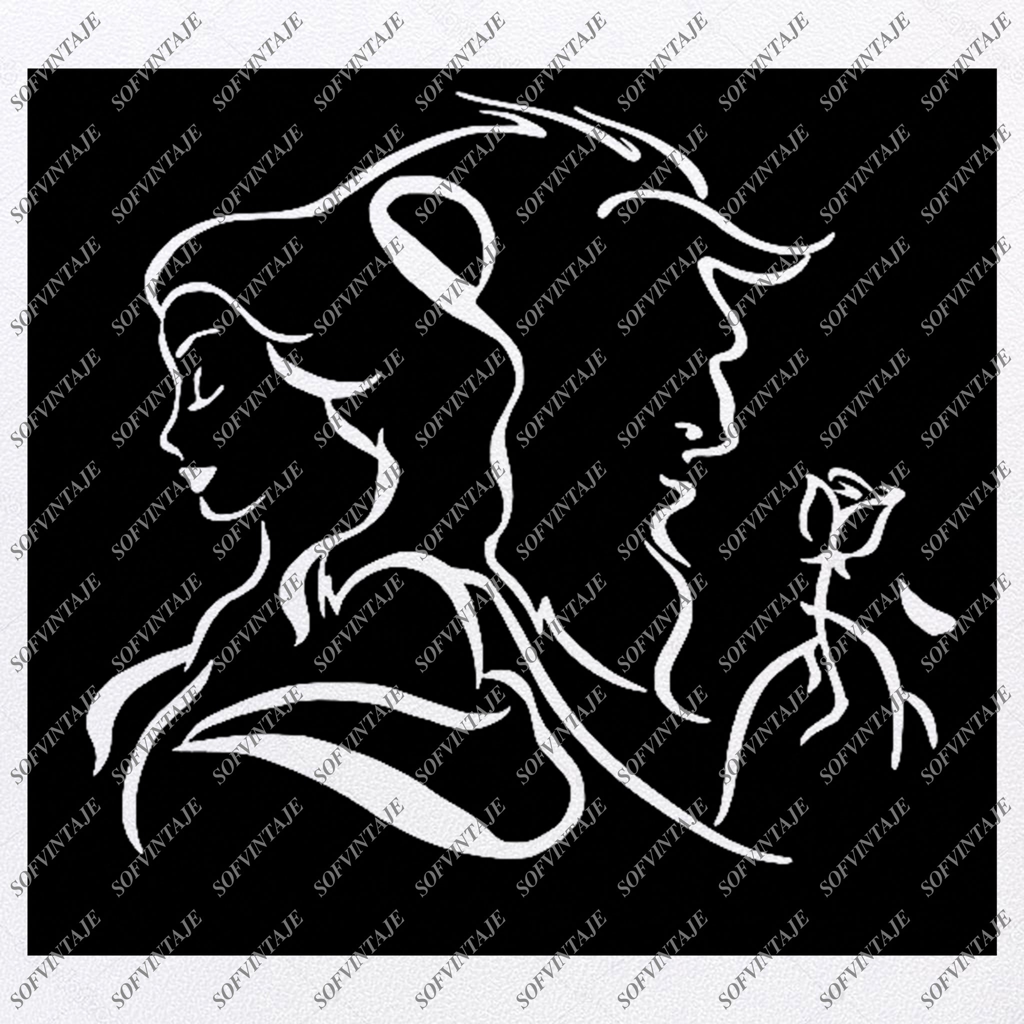 Beauty And The Beast Svg Beauty And The Beast Svg File Disney Svg Disn Sofvintaje