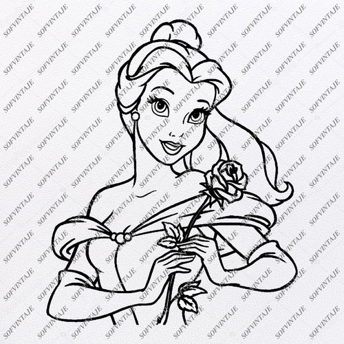 Free Free 237 Disney Belle Svg SVG PNG EPS DXF File