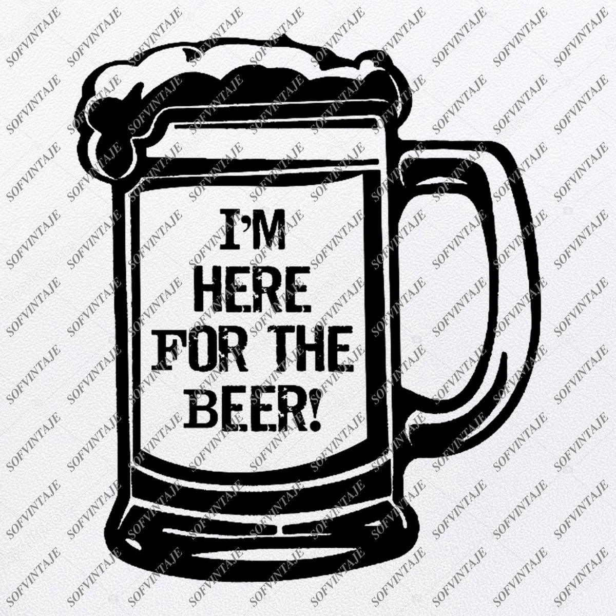 Download Beer Svg File- Mug of Beer Original Svg Design-Drink Svg ...