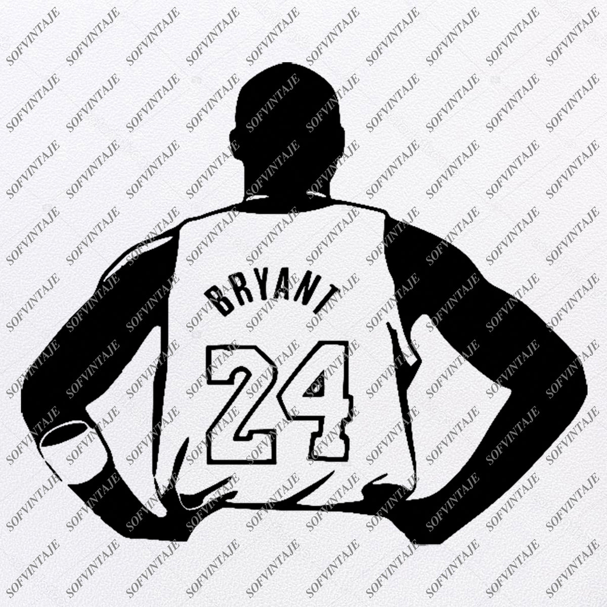 Kobe Bryant Svg Cutting Files 8 Black Mamba Digital Clip Etsy | Images ...