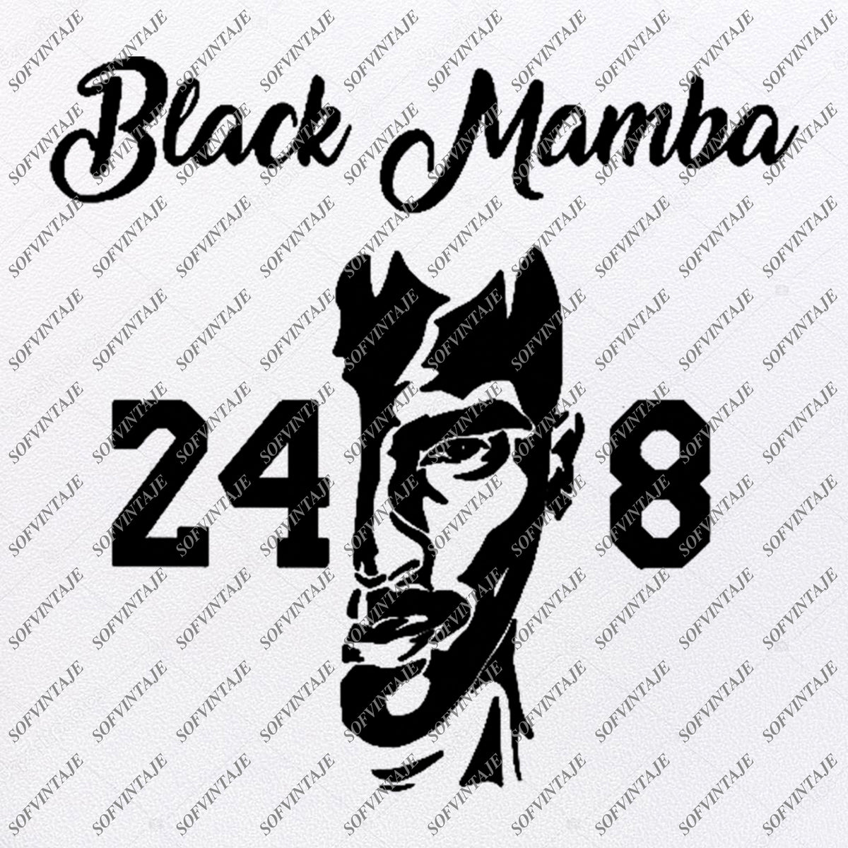 Download Black Mamba-Kobe Bryant Svg -Los Angeles Lakers Svg ...