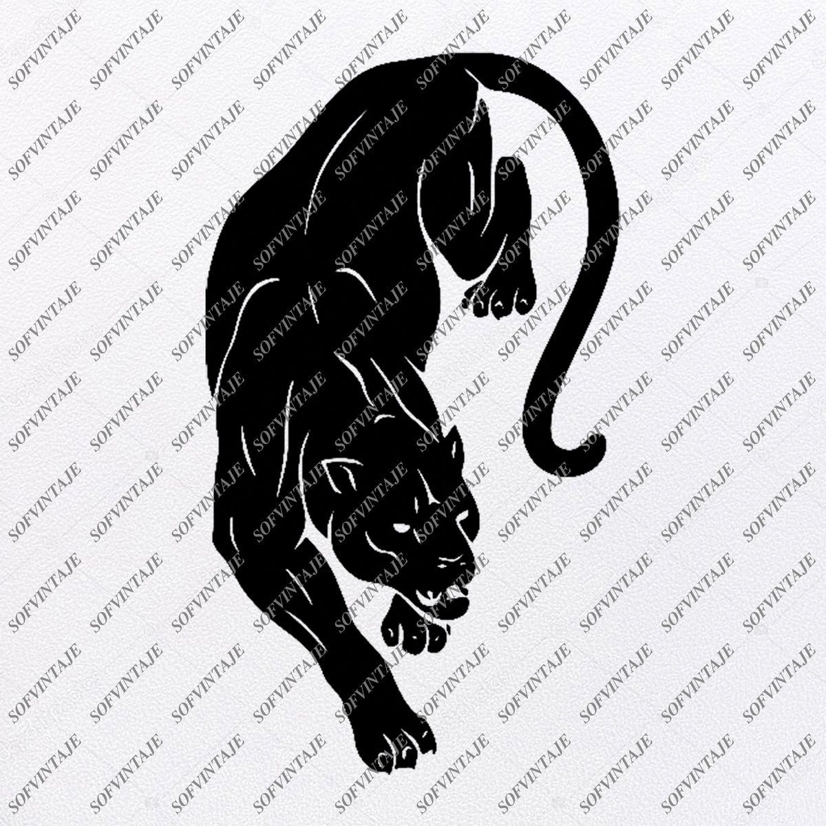 Download Black Panther Svg File - Panther Svg Design - Animals Svg - Clipart - - SOFVINTAJE