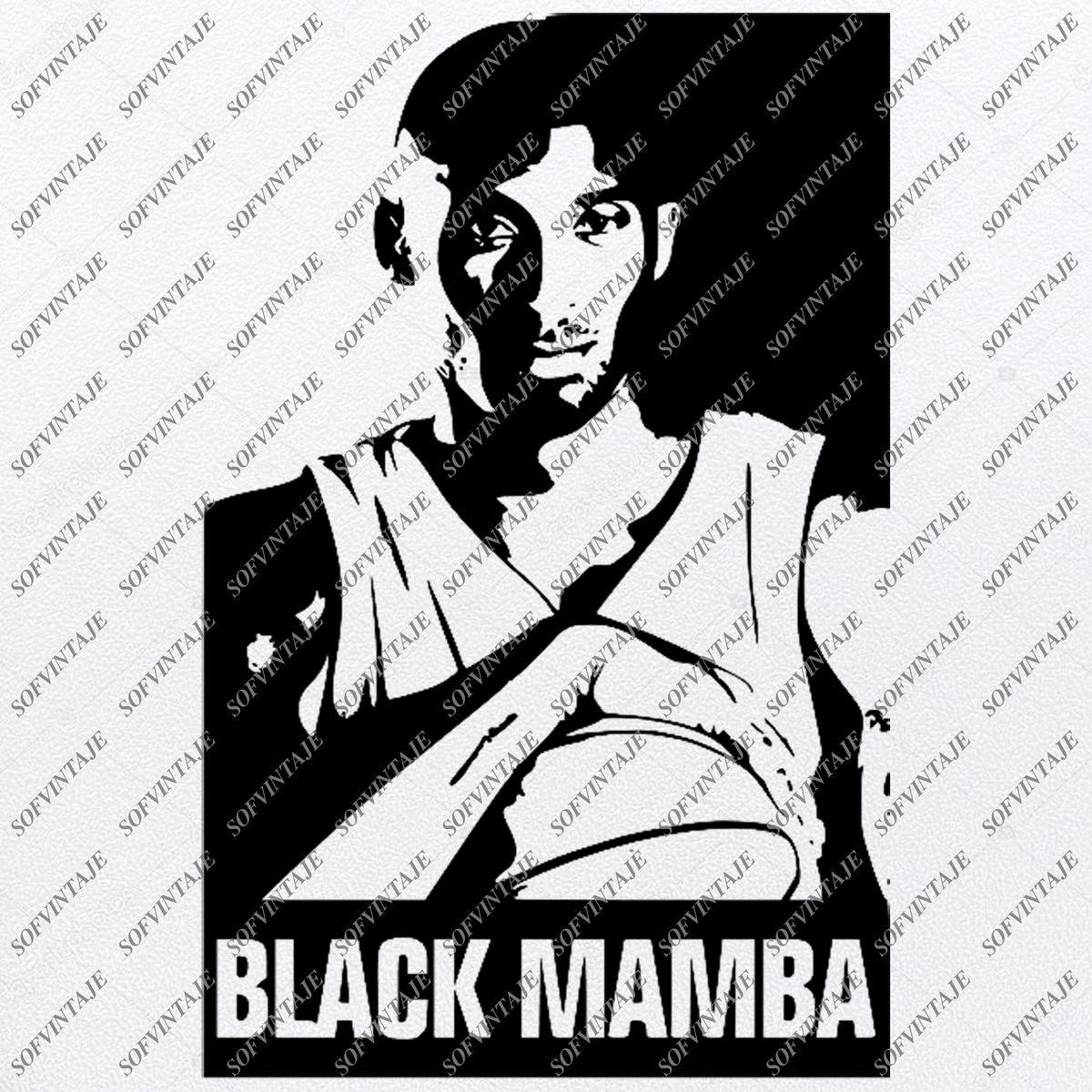 Download Black Mamba-Kobe Bryant Svg -Los Angeles Lakers Svg ...