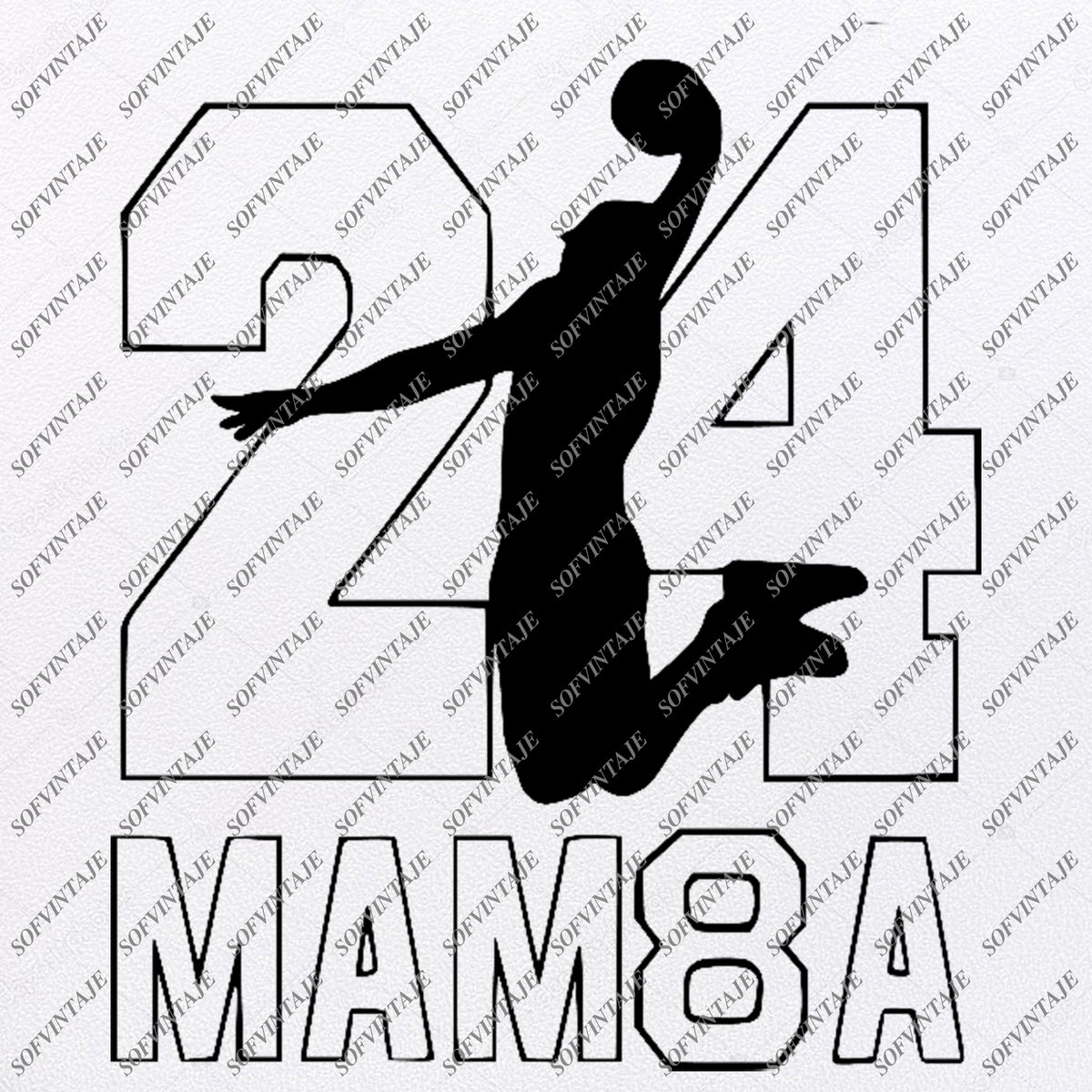 Download Black Mamba-Kobe Bryant Svg -Los Angeles Lakers Svg-Basketball Svg-Kob - SOFVINTAJE