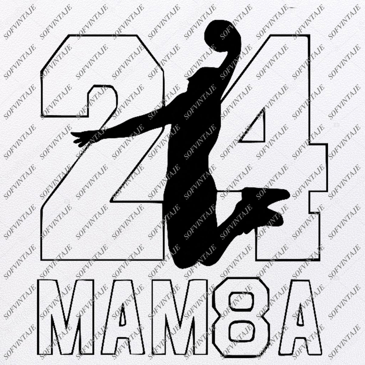 Black Mamba-Kobe Bryant Svg -Los Angeles Lakers Svg-Basketball Svg-Kob