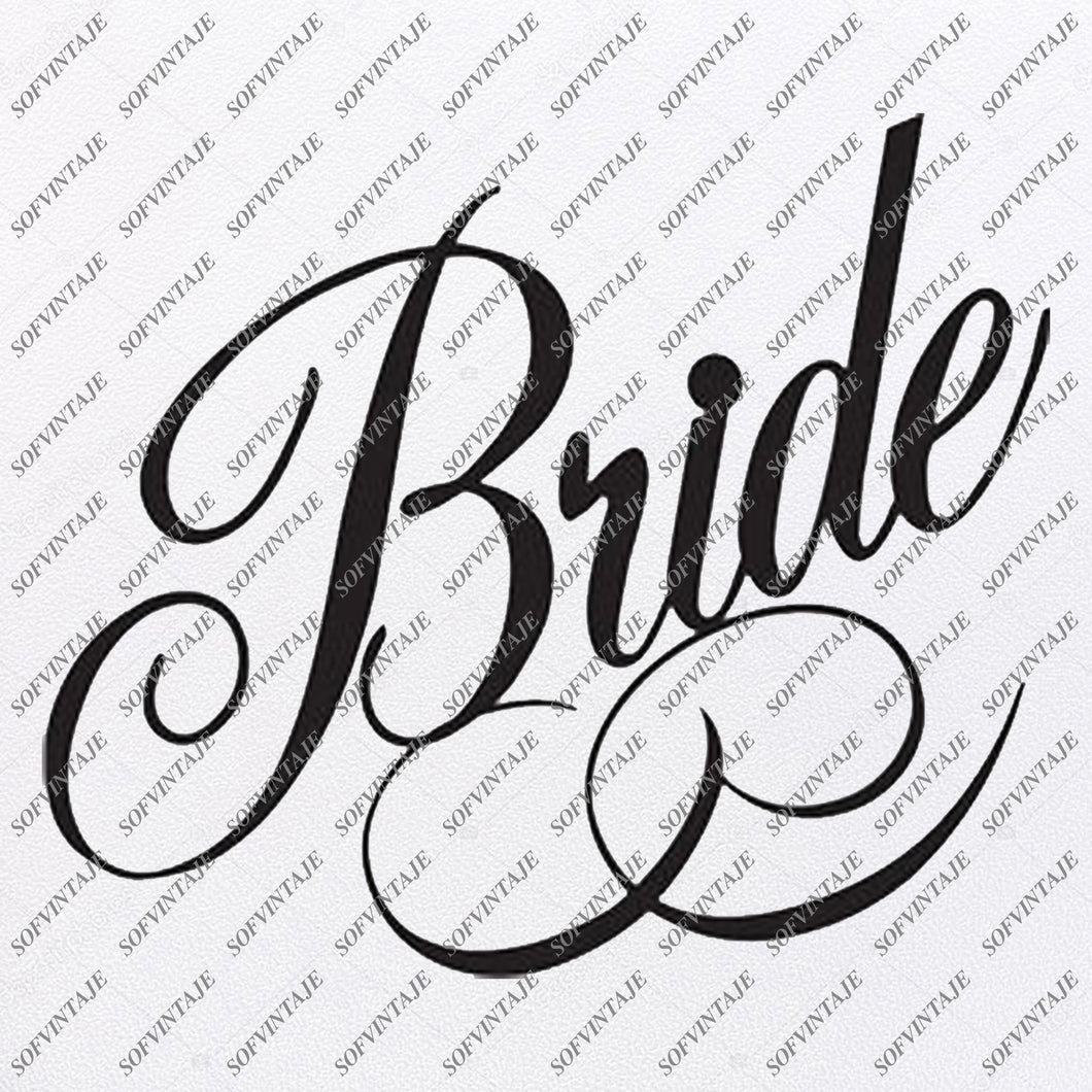 Download Bride Svg - Wedding Svg - Bridal Party Svg - Svg Files ...