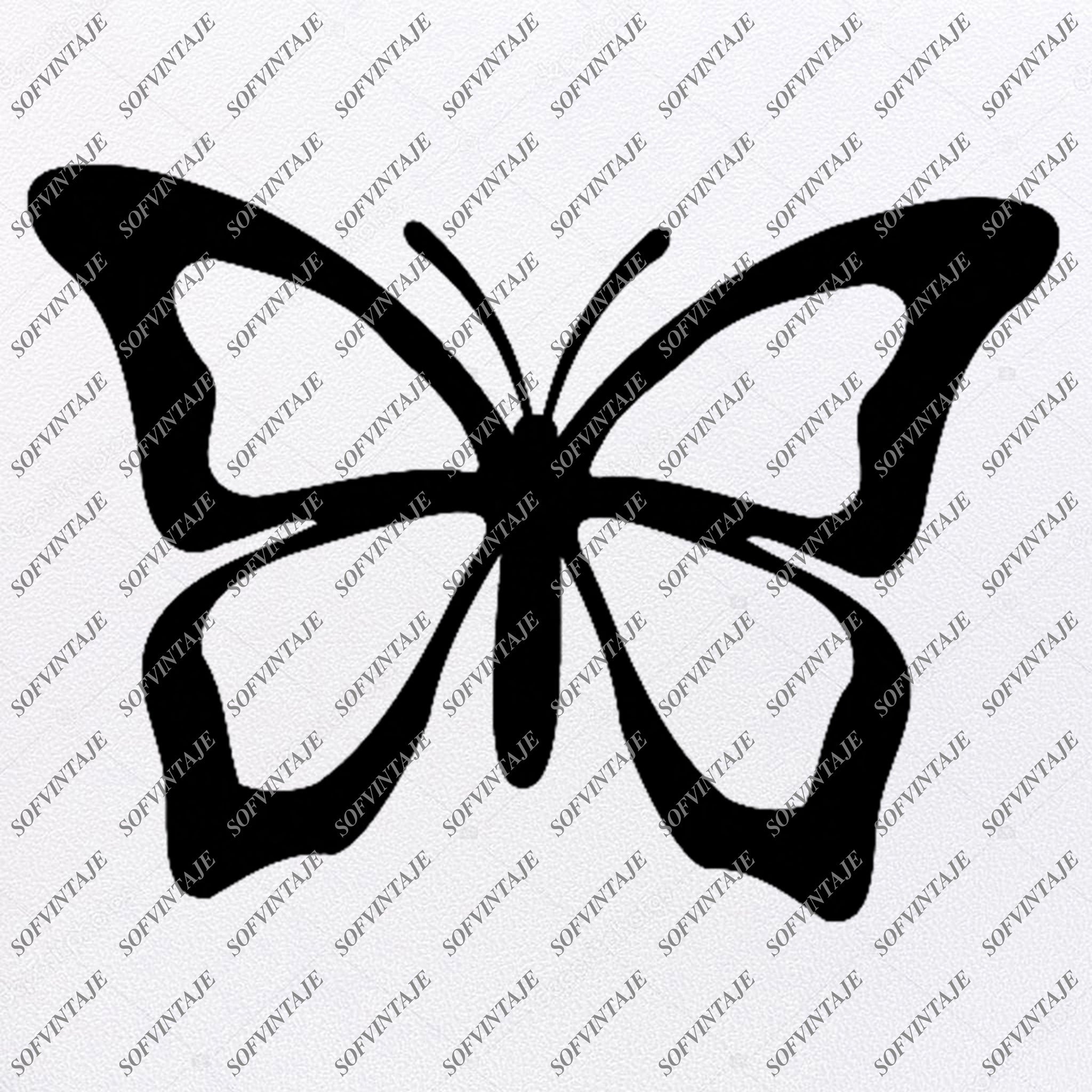 Download Clip Art Butterfly Cut Files For Cricut Eps Svg Pdf Png Dxf Jpeg Clip Art Silhouettes Art Collectibles