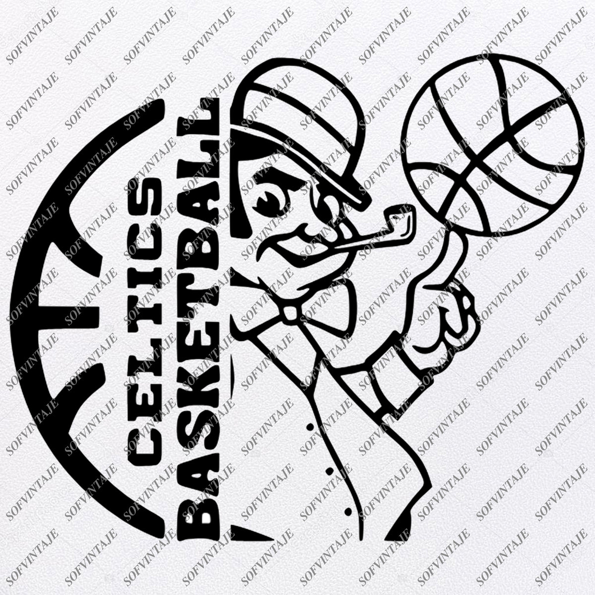 Celtics Basketball Svg Files - Basketball Svg - Boston Celtics - Team