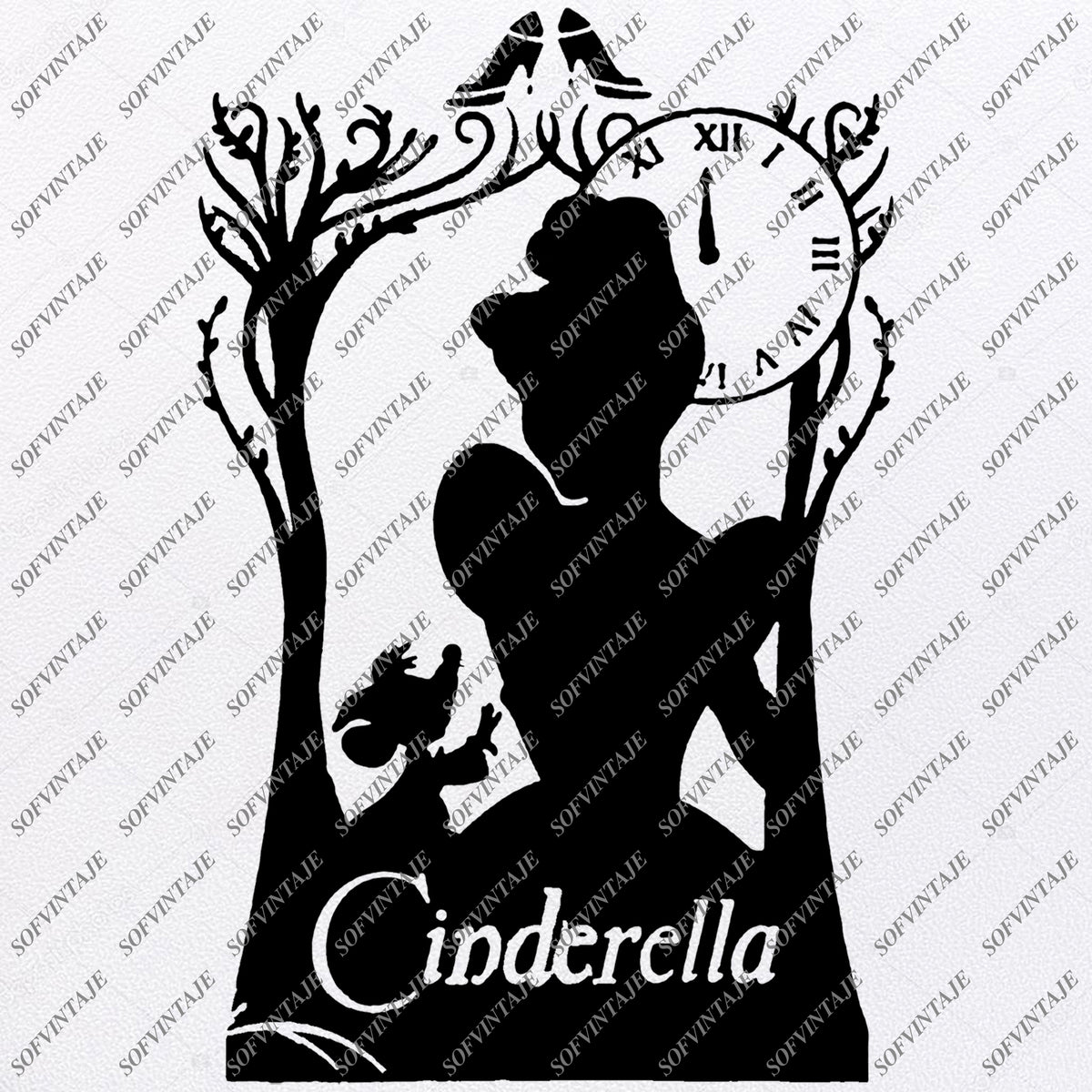 Cinderella Svg Files - Princess Cinderella Svg Design ...