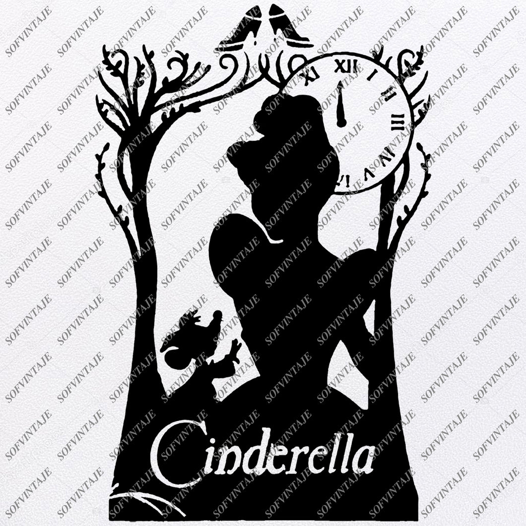 Download Cinderella Svg Files - Princess Cinderella Svg Design - Disney Princes - SOFVINTAJE