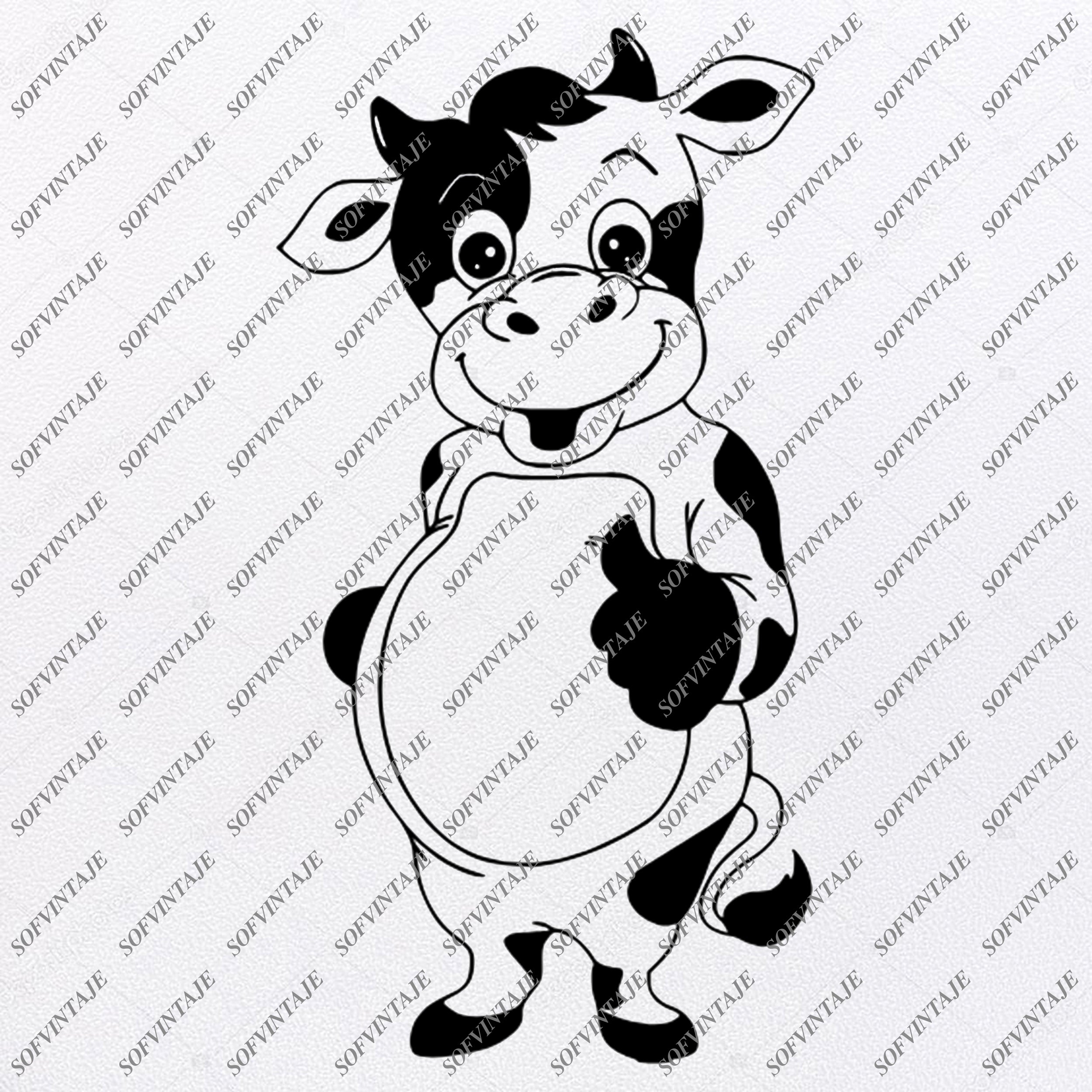 Download Cow Svg File Funny Caw Svg Cow Clip Art Animals Svg Animals Cl Sofvintaje