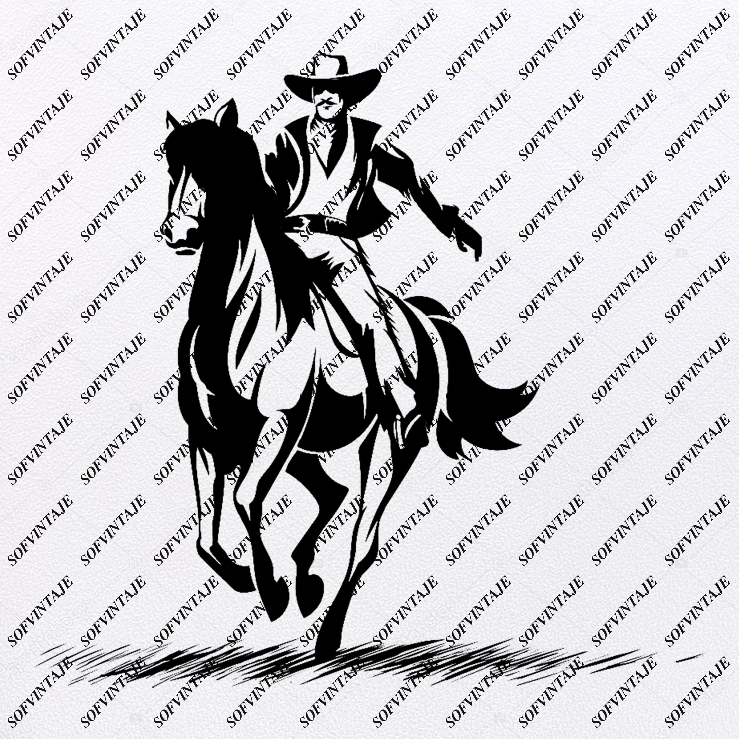 Download Cowboy Cowboy Svg Western Art Svg Design Horse Svg Vector Grap Sofvintaje