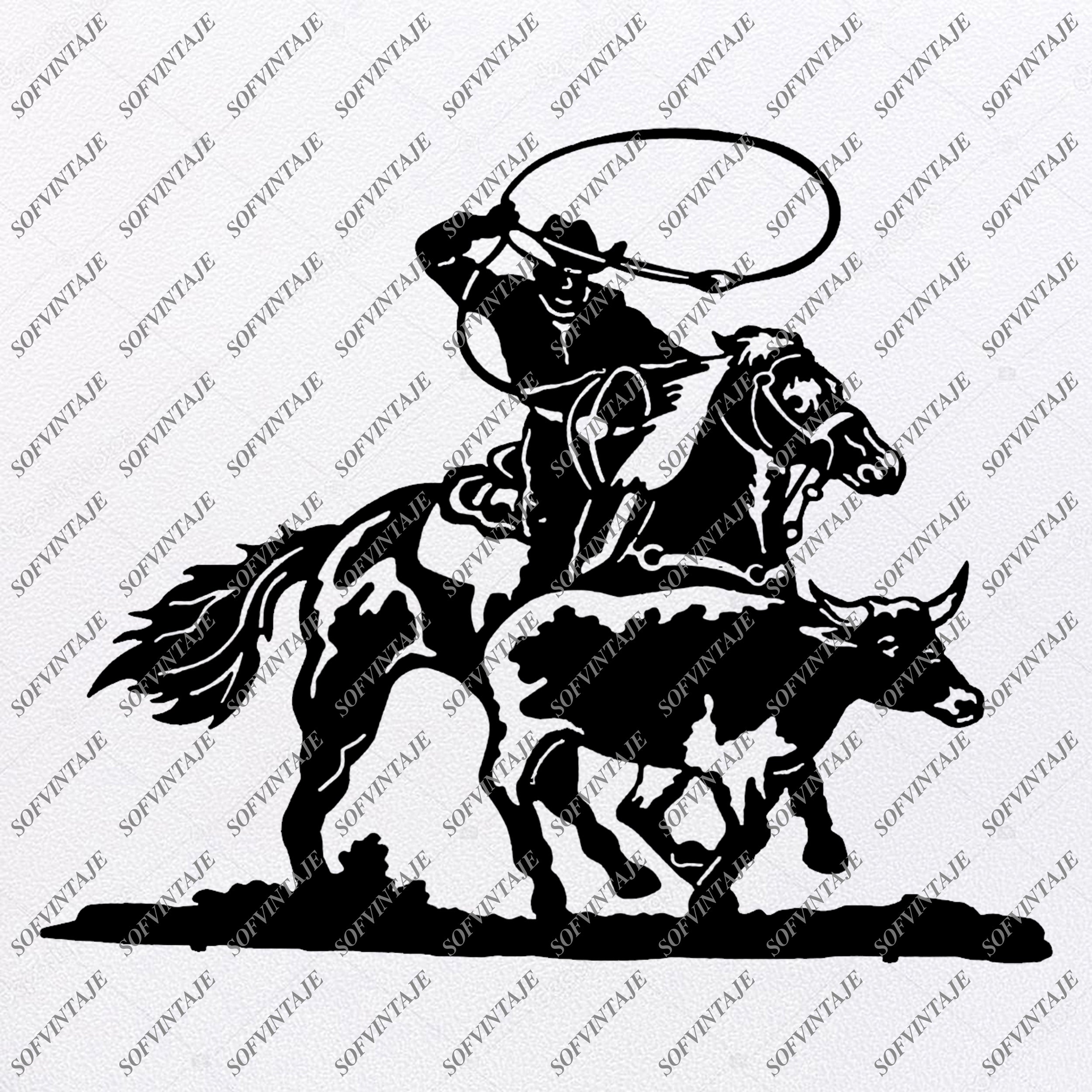 Download Cowboy Svg Western Art Svg Design Horse Svg Vector Graphics Ho Sofvintaje