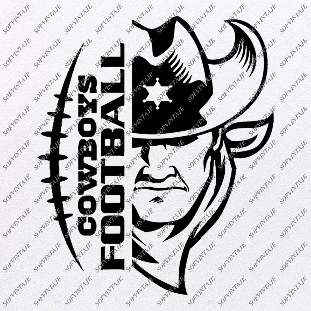 Download Cowboys Football Svg File - Football Svg - Cowboy Svg ...