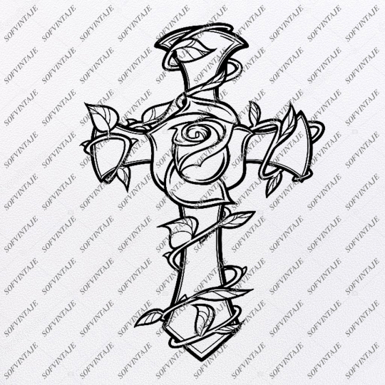 Download Cross Svg File Cross Tattoo Svg Design Clipart Cross Svg Files Cross Sofvintaje