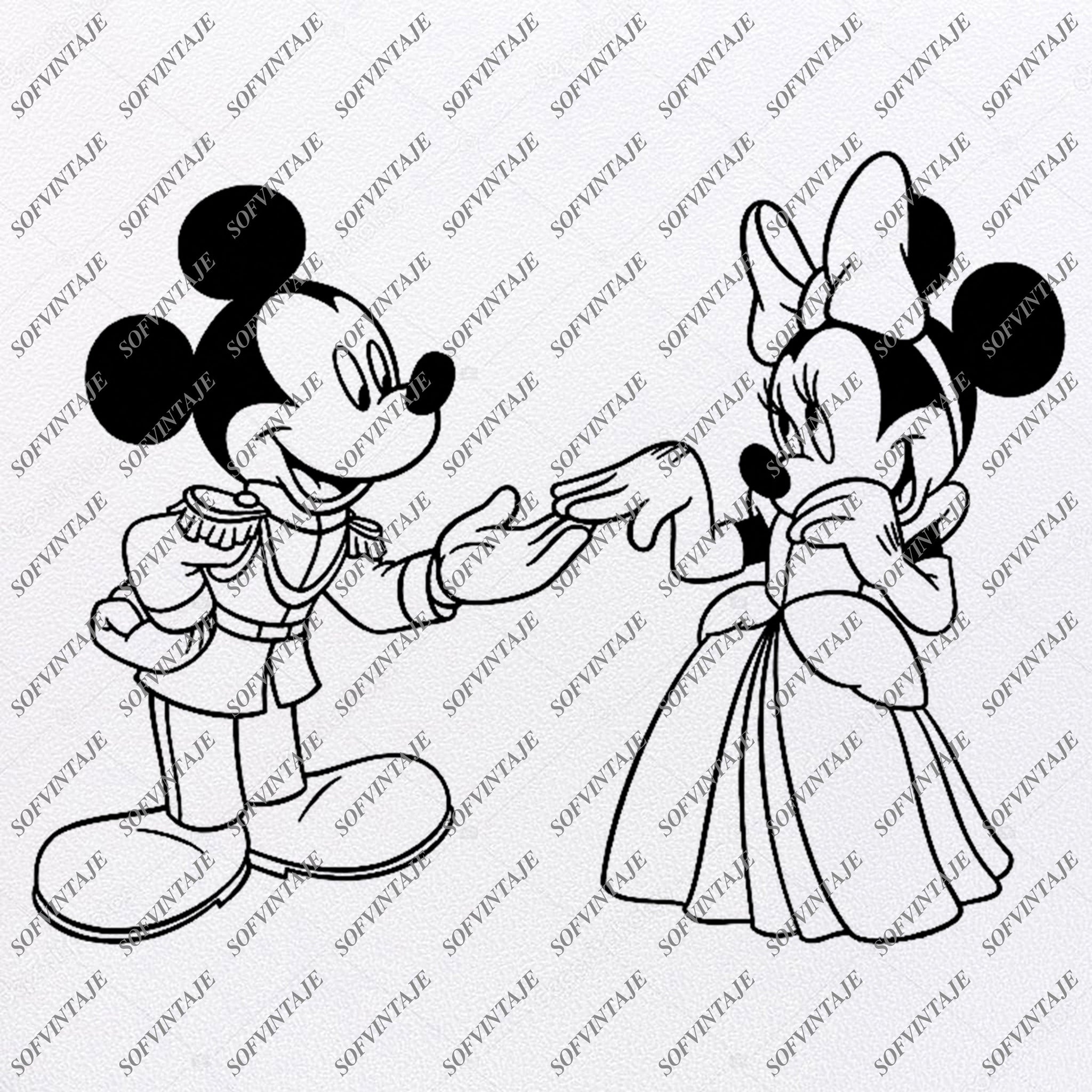 Download Disney Svg File Mickey Mause Love Svg Minnie Mause Love Disney C Sofvintaje