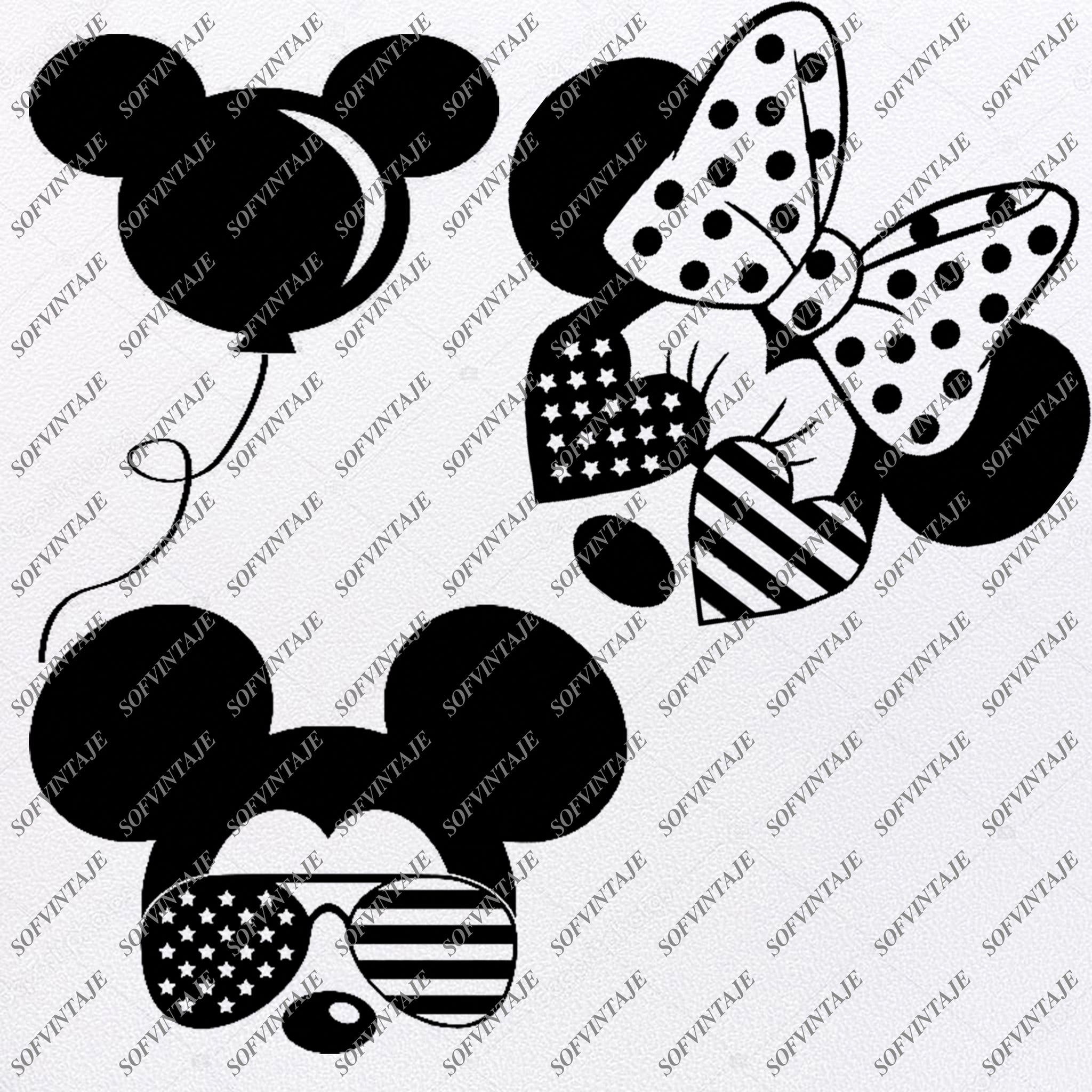 Disney Svg File - Mickey Minnie Mause Svg - Mickey Minnie ...