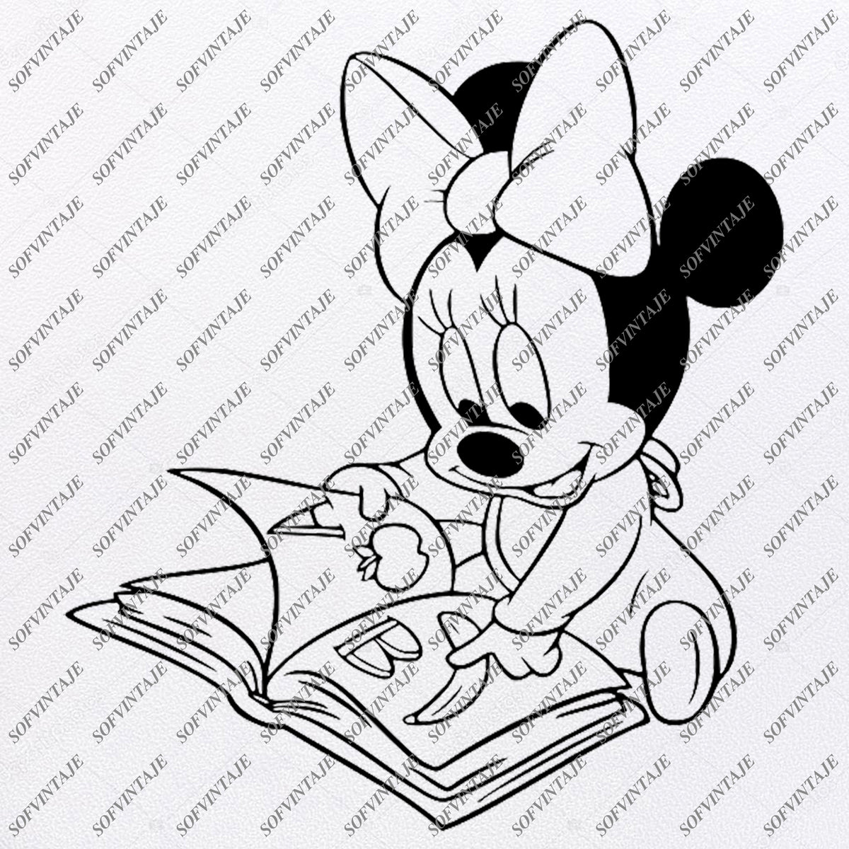 Disney Svg File - Minnie Mause Svg - Baby Minnie Mause ...