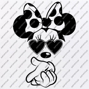 Disney Svg File Minnie Mause Svg Minnie Mause Minnie Mouse Disne Sofvintaje