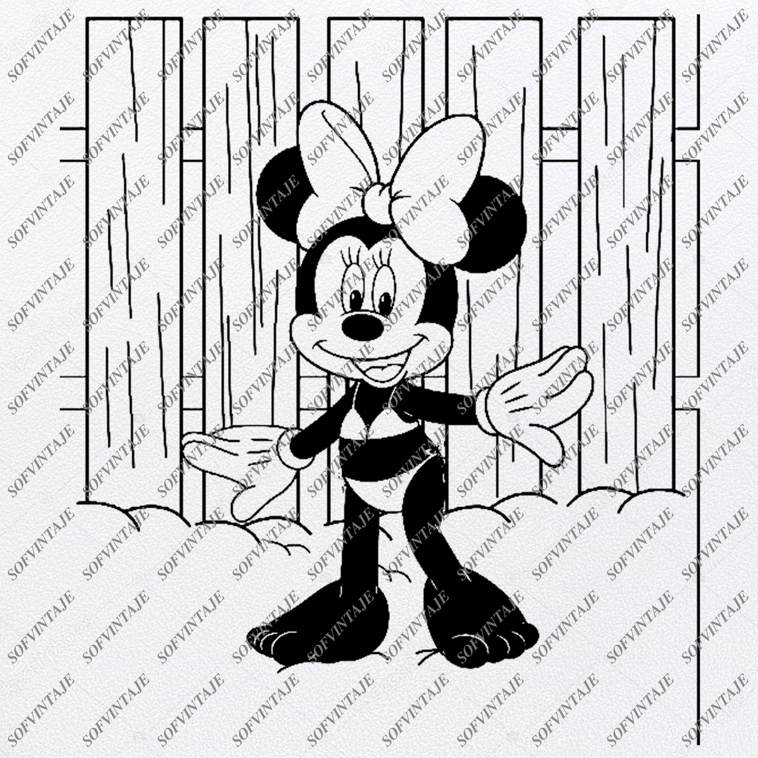 Disney Svg File Minnie Mause Svg Minnie Mause Love Minnie Mouse Sofvintaje