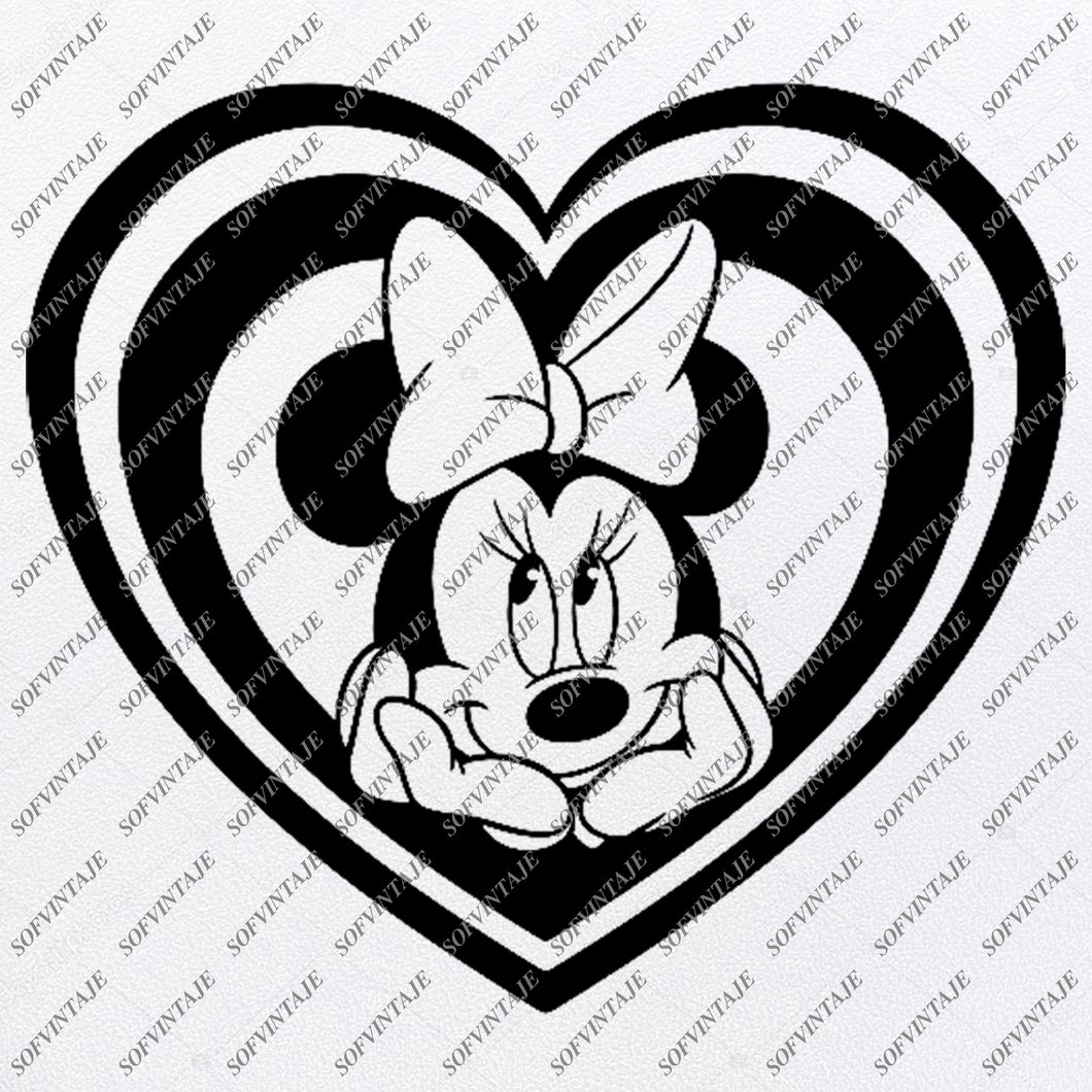 Download Disney Svg File - Minnie Mause Heart Svg - Minnie Mause ...