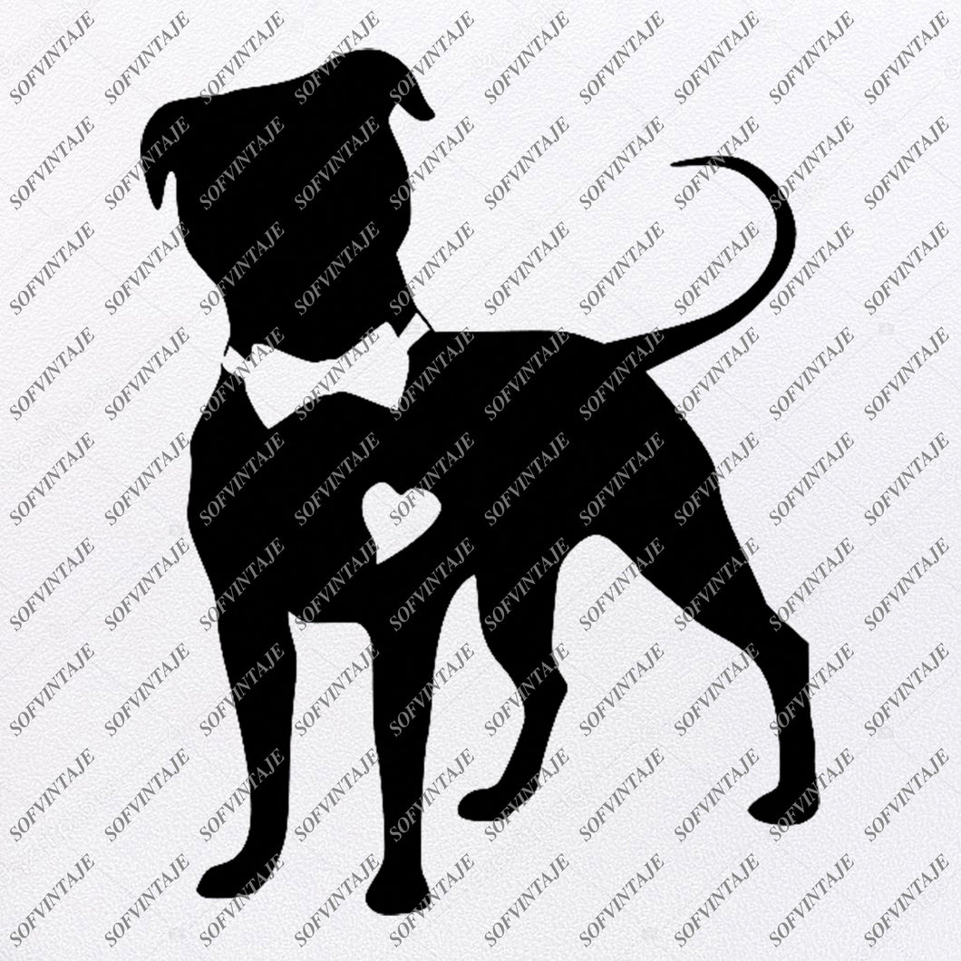 Download Dog Svg File Pitbull Svg Original Design Dog Clip Art Animals Sv Sofvintaje