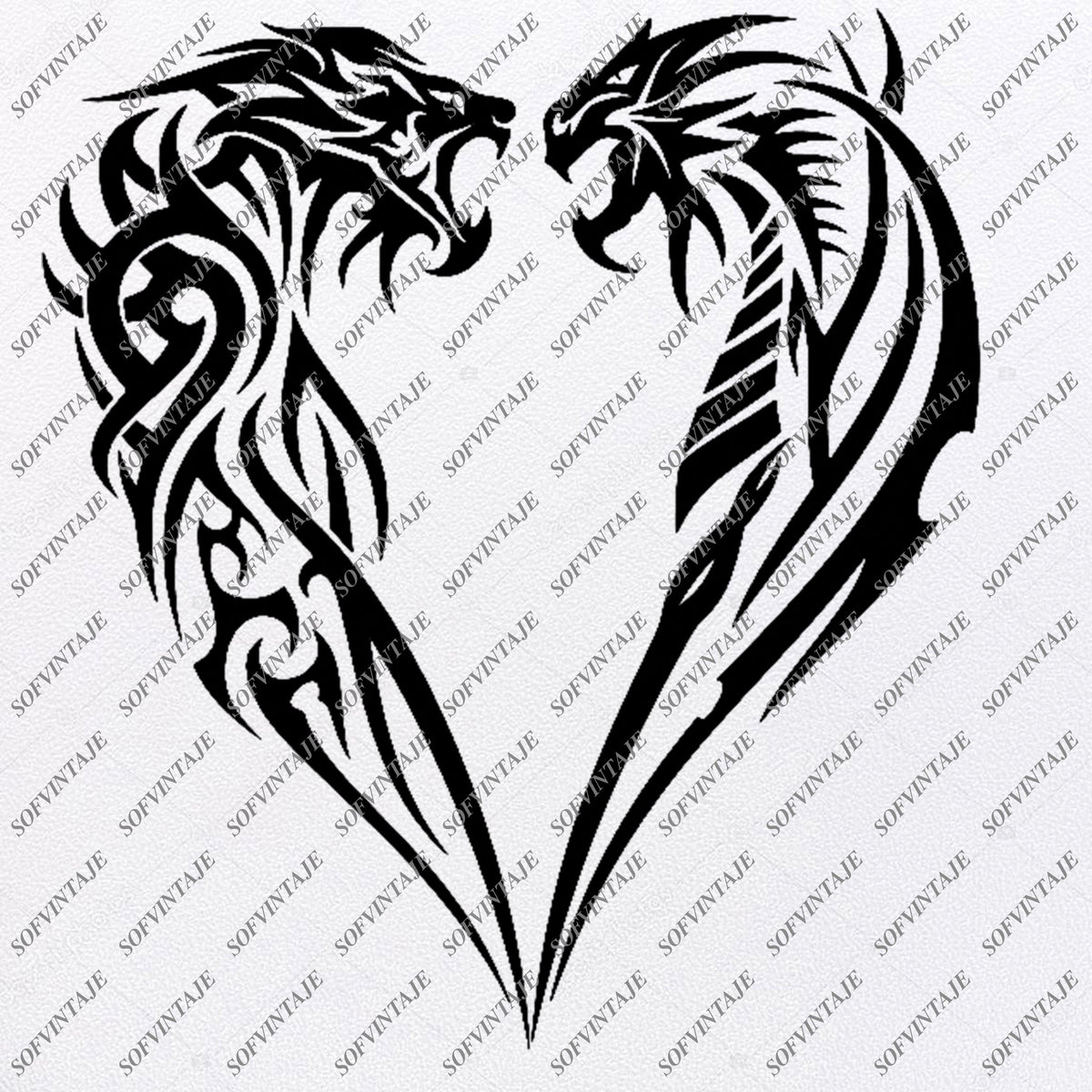 Download Dragon Svg File - Dragon Original Svg Design - Animals Svg - Clip art - SOFVINTAJE