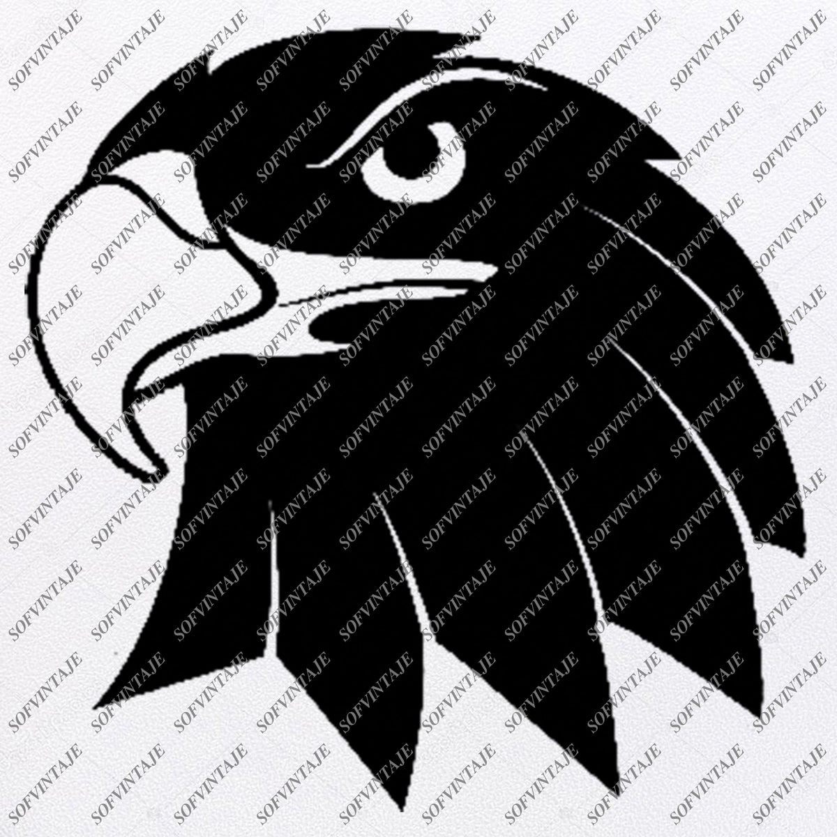 Download Eagle Svg File - Eagle Original Svg Design - Tattoo Svg - Clip art - E - SOFVINTAJE