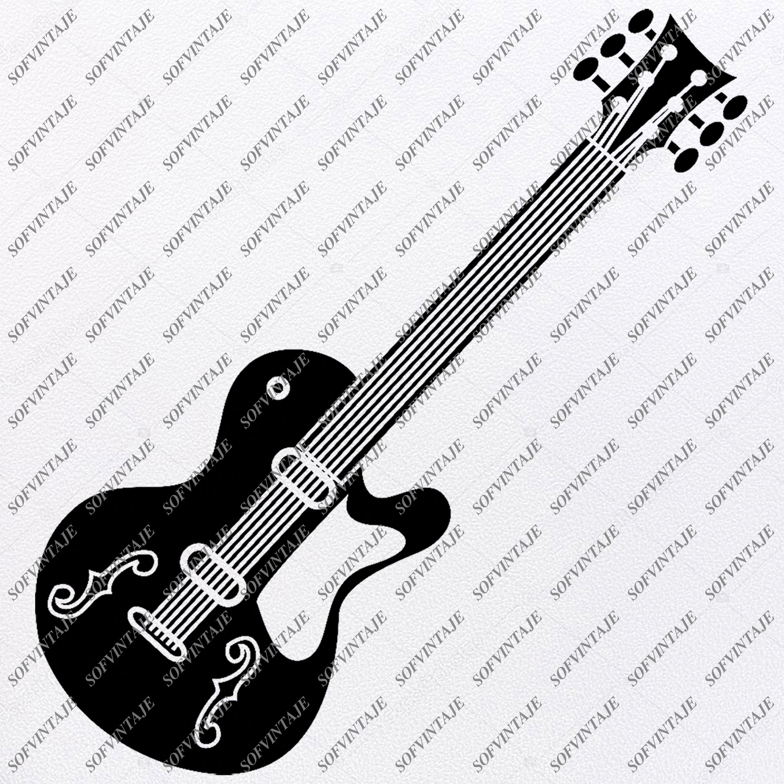 Download Electric Guitars Svg File Electric Guitars Original Svg Design Music S Sofvintaje