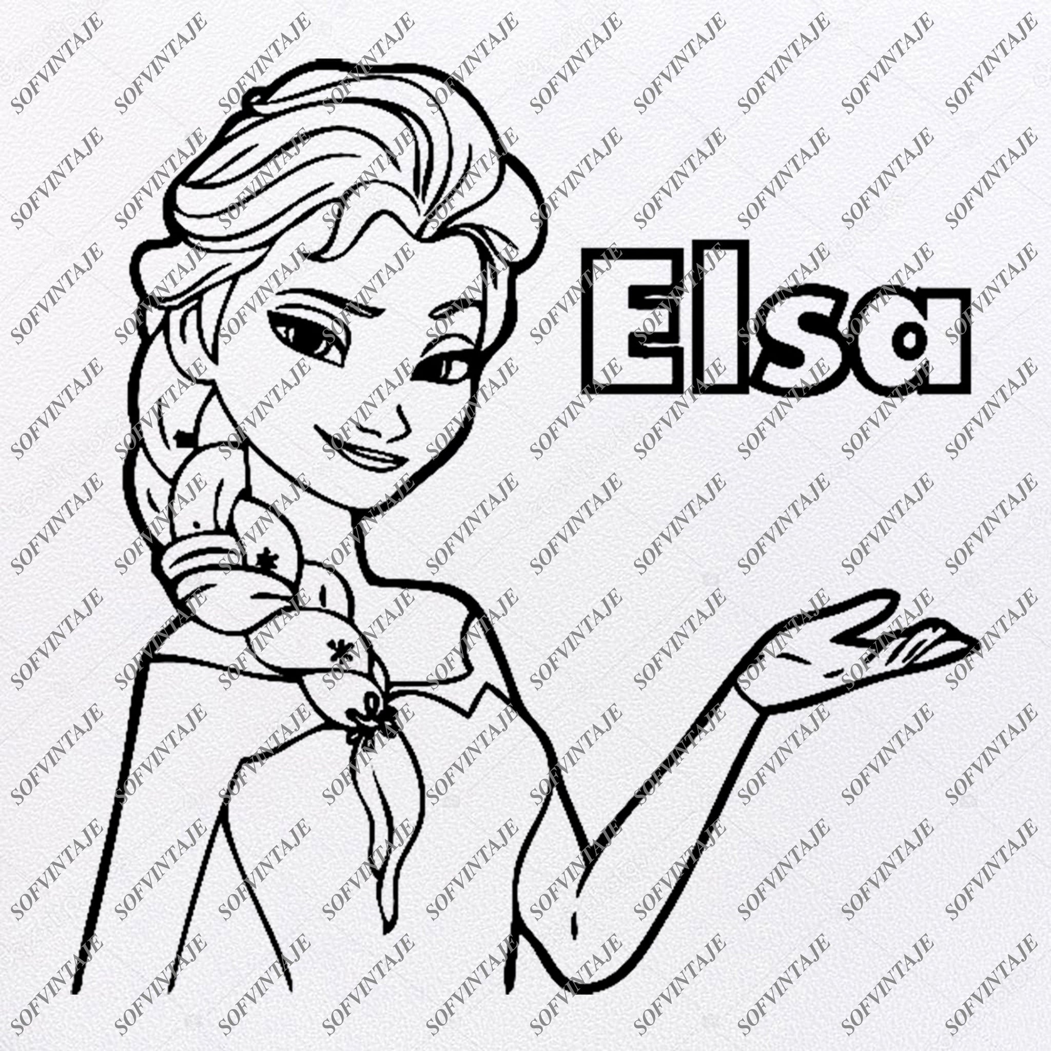 Download Elsa And Anna Svg Files Disney Princess Elsa And Anna Clipart Svg Sofvintaje