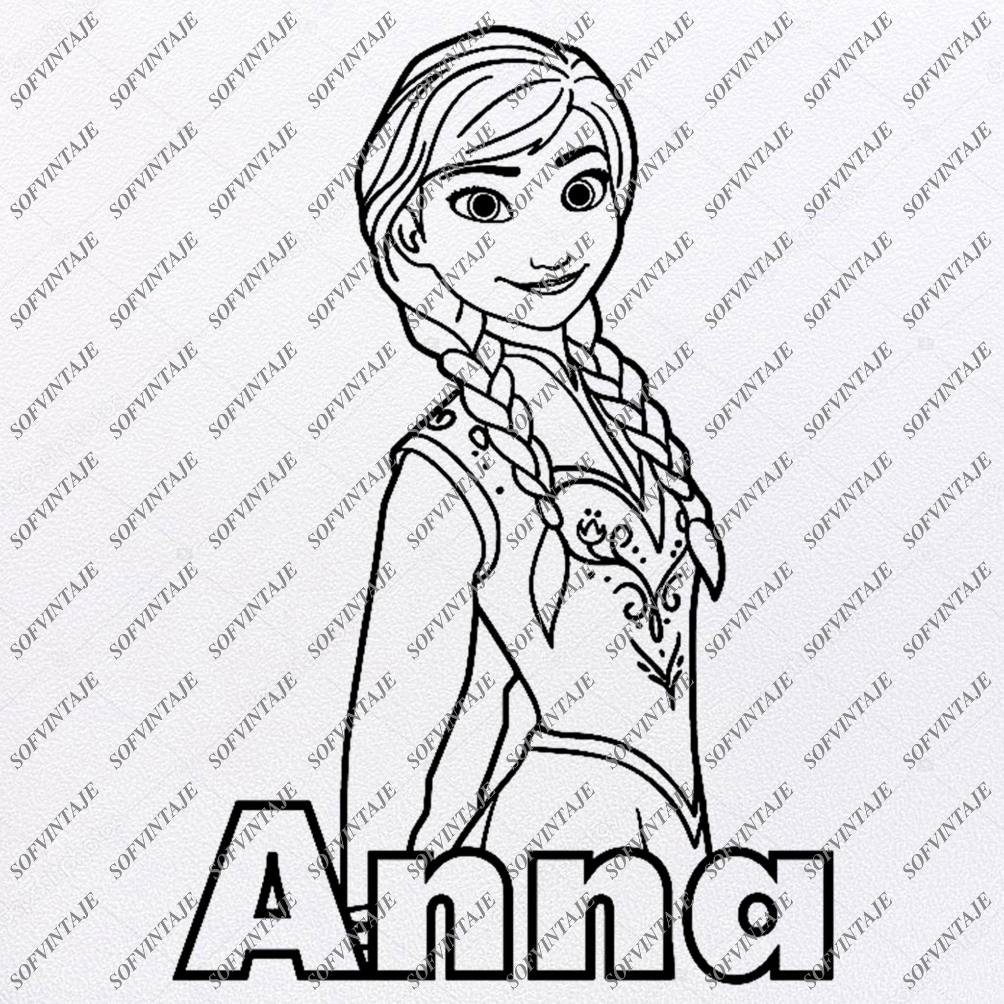 Download Elsa And Anna Svg Files Disney Princess Elsa And Anna Clipart Svg Sofvintaje SVG Cut Files