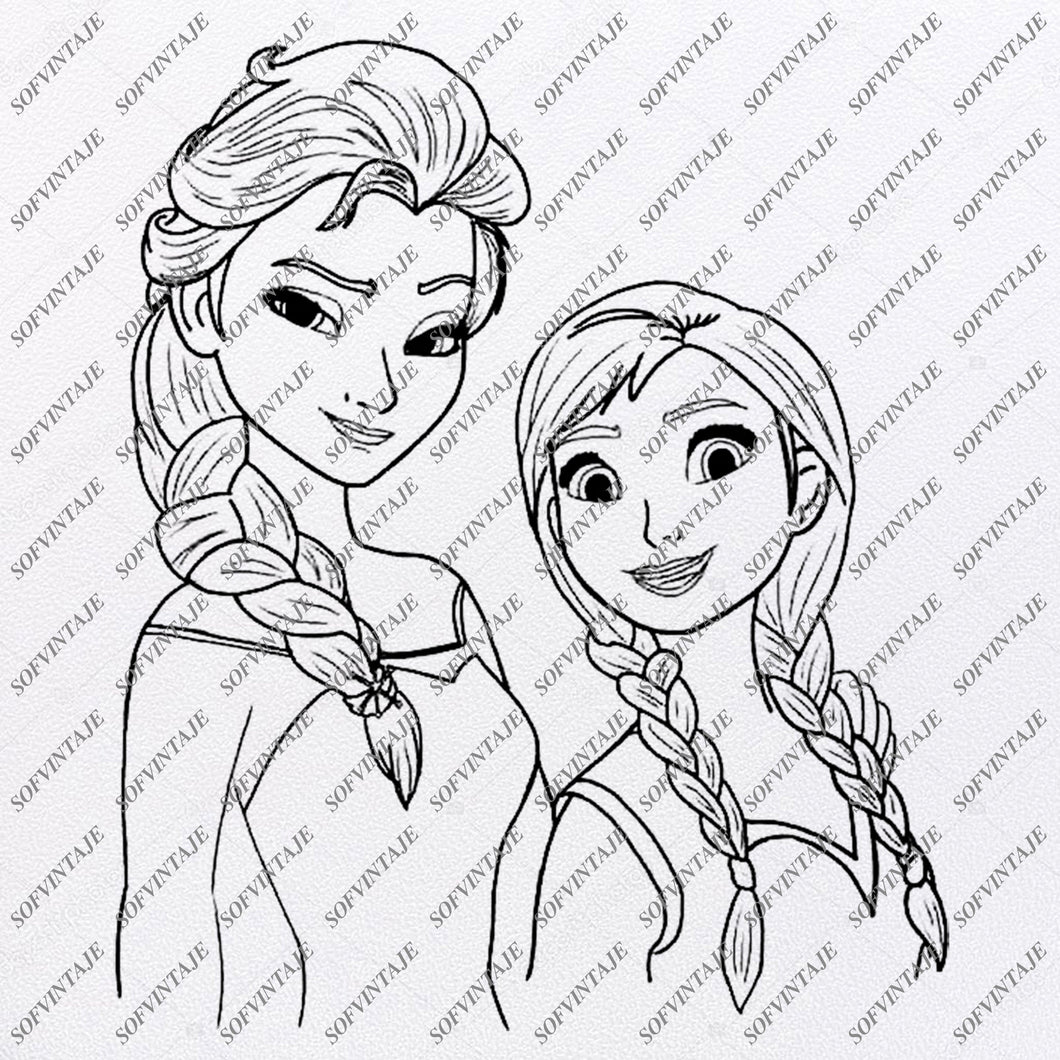 Free Free Elsa Anna Svg 743 SVG PNG EPS DXF File