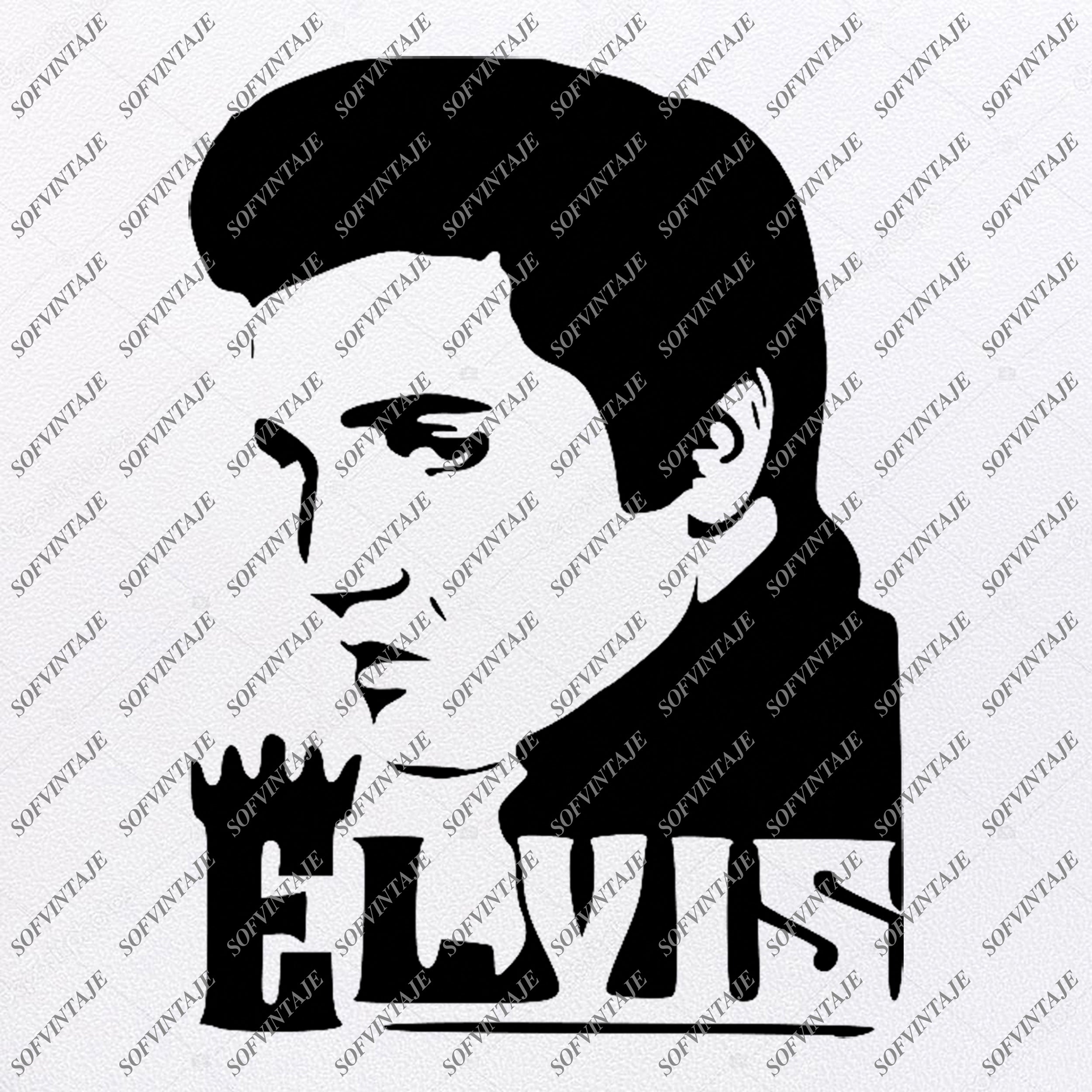 Elvis Presley Svg