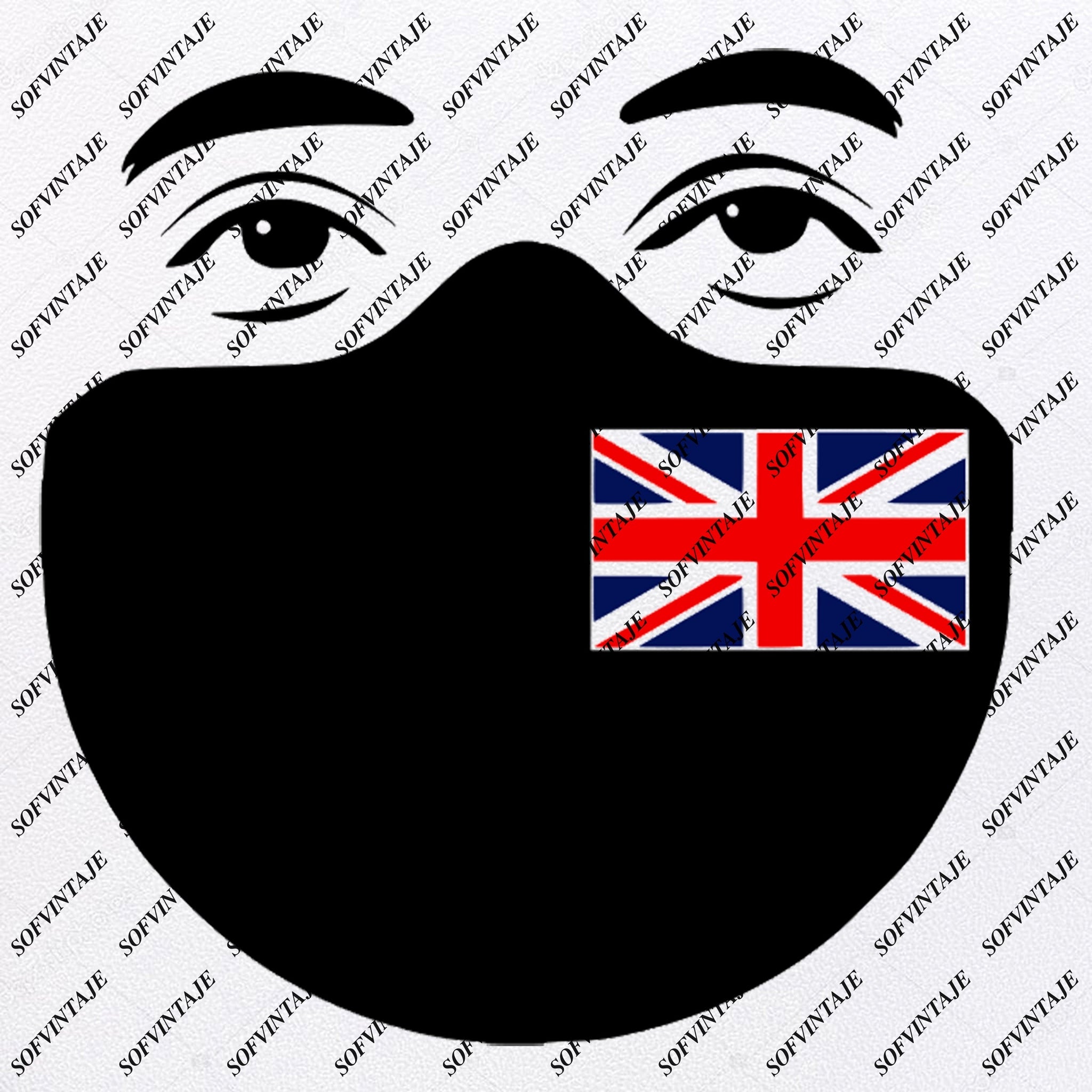 Download England England Flag Svg File Face Mask Svg Design Original Desi Sofvintaje SVG, PNG, EPS, DXF File