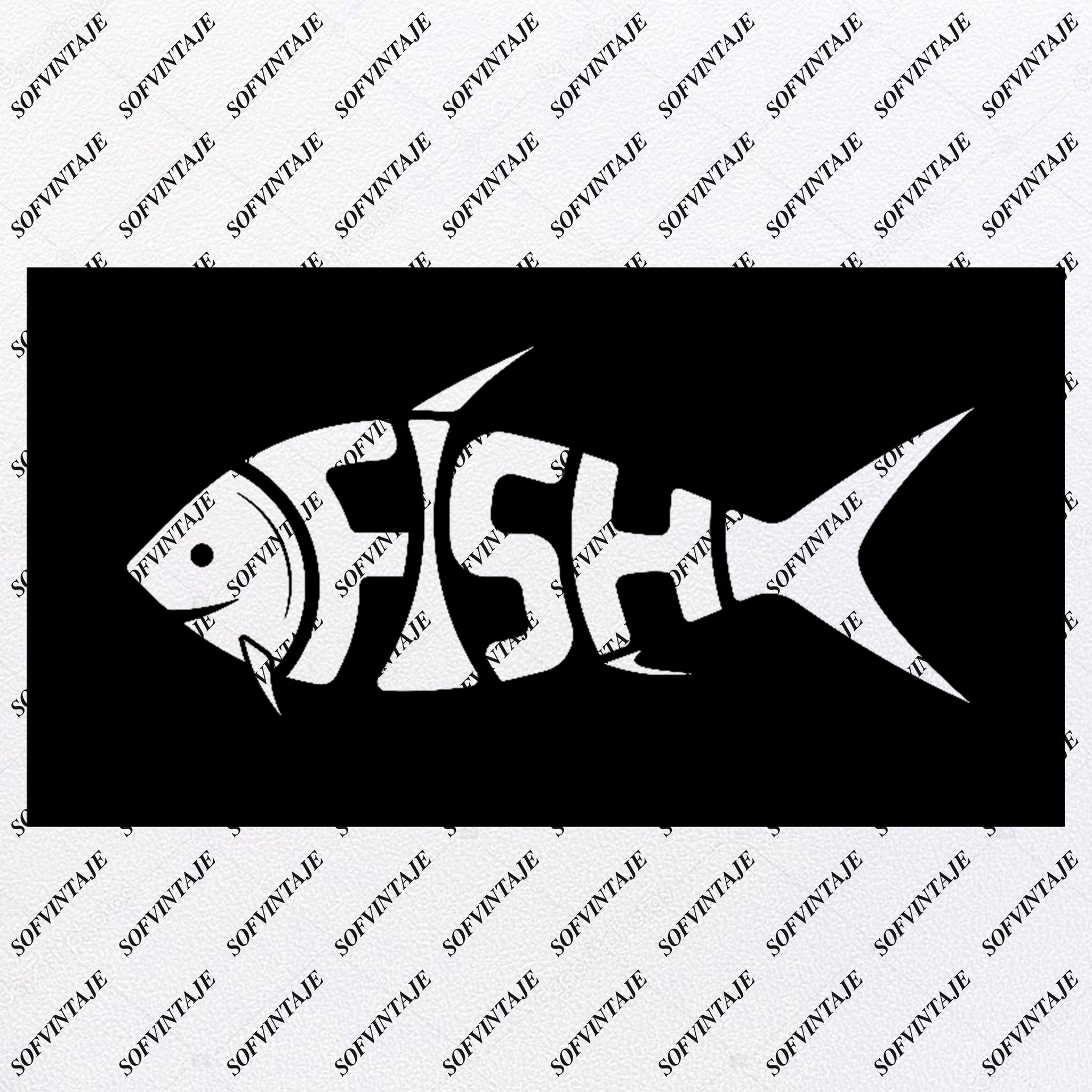 Fish Fish Svg File Fish Svg Design Clipart Fish Svg File Fis Sofvintaje