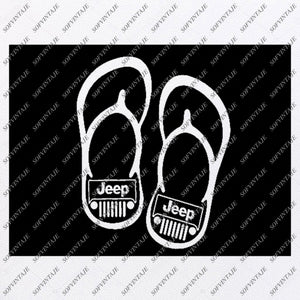 Download Jeep Flip Flops Jeep Svg Files Jeep Svg Design Original Design Sofvintaje SVG, PNG, EPS, DXF File