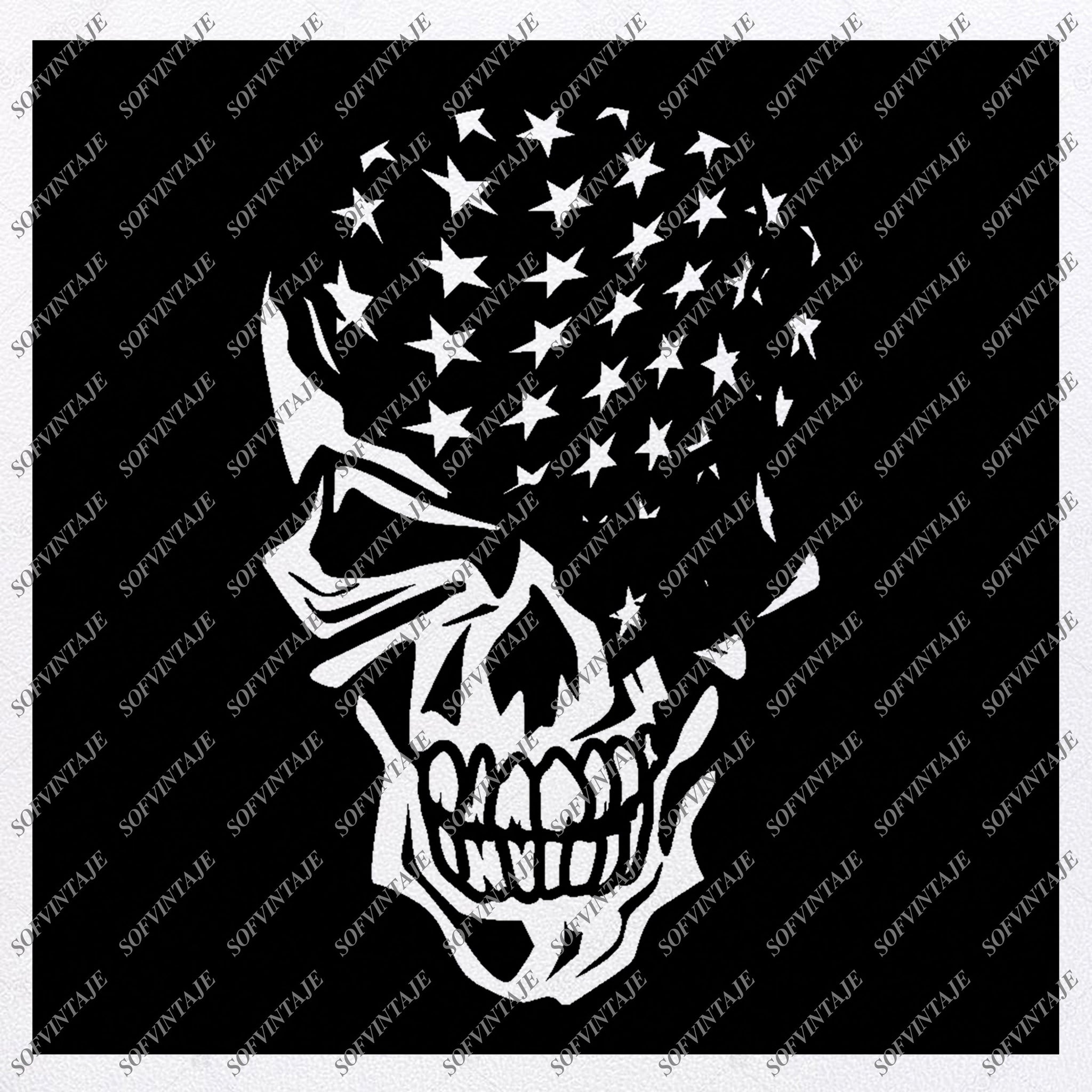 Free Free American Skull Svg 634 SVG PNG EPS DXF File