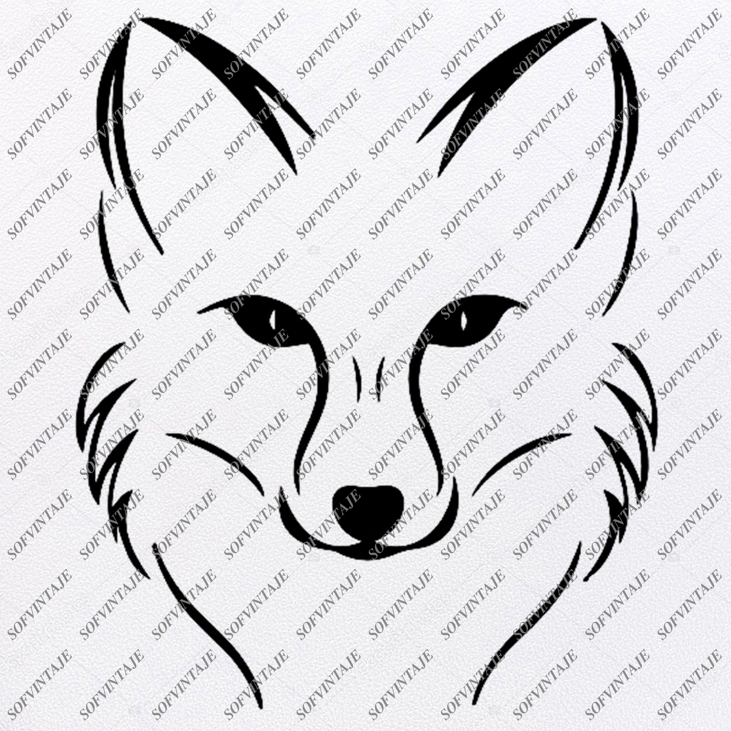 Download Fox Svg File Original Svg Design Animals Svg Clip Art Fox Vect Sofvintaje