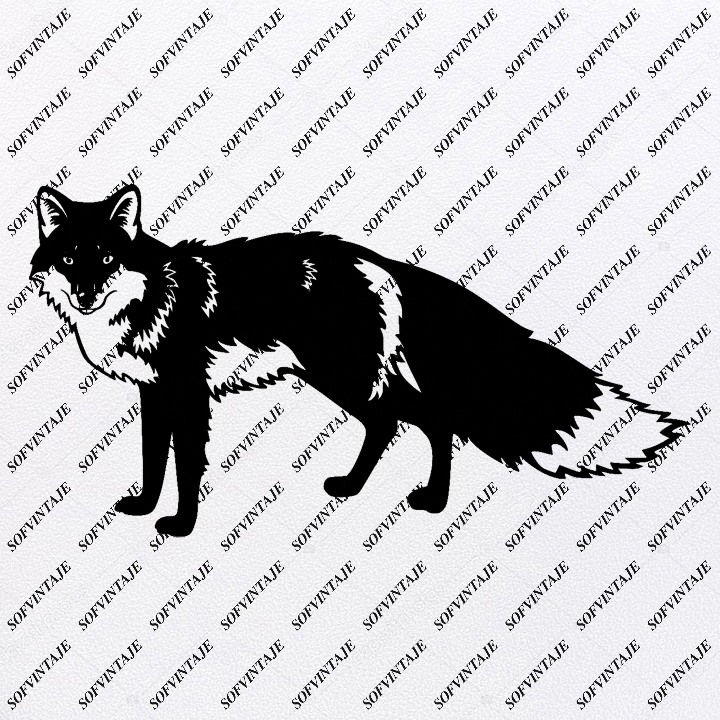 Download Fox Svg File Original Svg Design Animals Svg Clip Art Fox Vect Sofvintaje