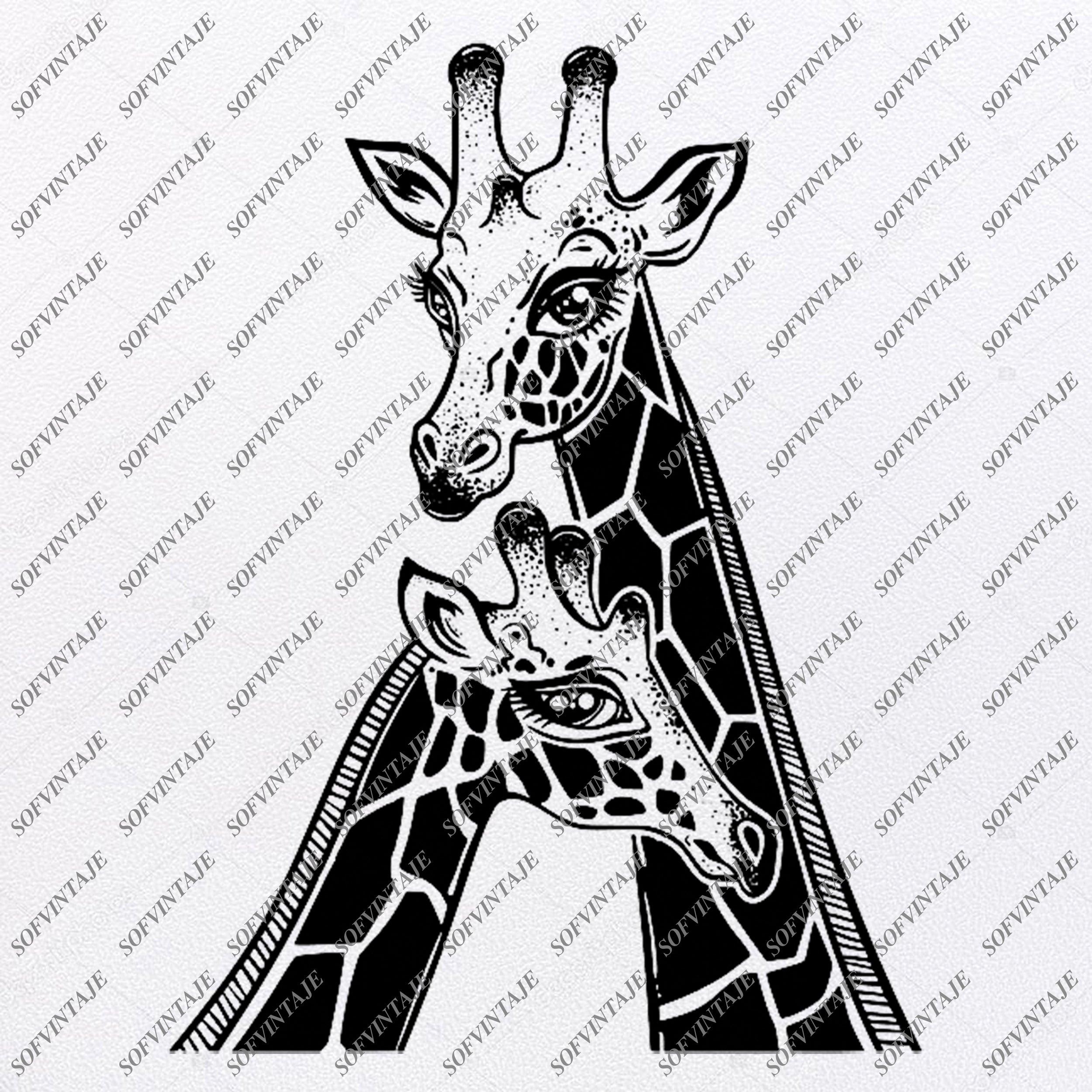 Download Giraffe Svg File Giraffe Cut File Safari Animals Svg African Ani Sofvintaje
