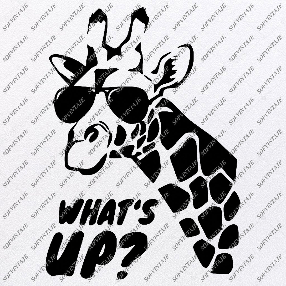Download Giraffe Svg File-Giraffe Original Svg Design-Animals Svg-Clip art-Vect - SOFVINTAJE