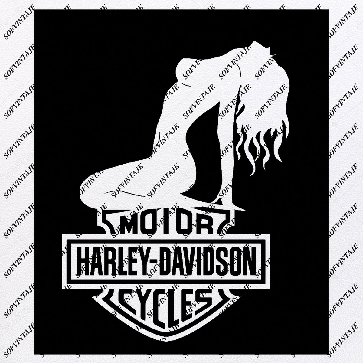Download Girl - Harley Davidson - Harley Davidson Svg File - Harley Davidson Sv - SOFVINTAJE