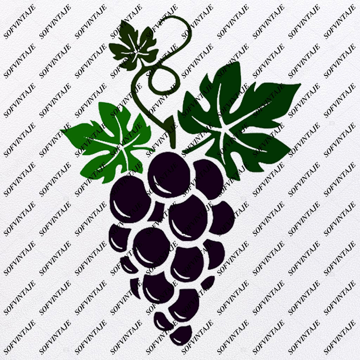 Download Grape Svg File - Grape Svg - Grape Png - Fruit Svg - Grape ...