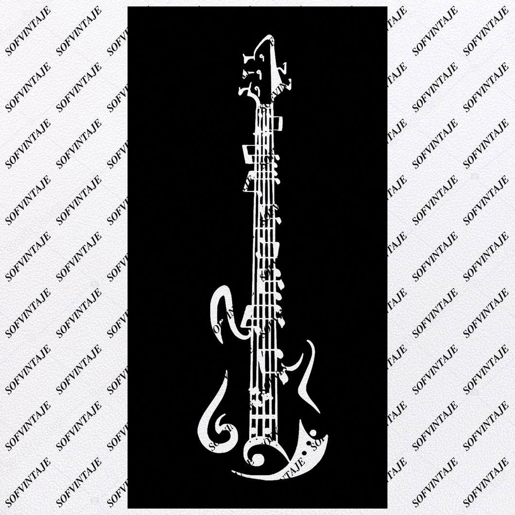 Download Guitar Guitar Music Svg File Electric Guitar Original Svg Design Sofvintaje