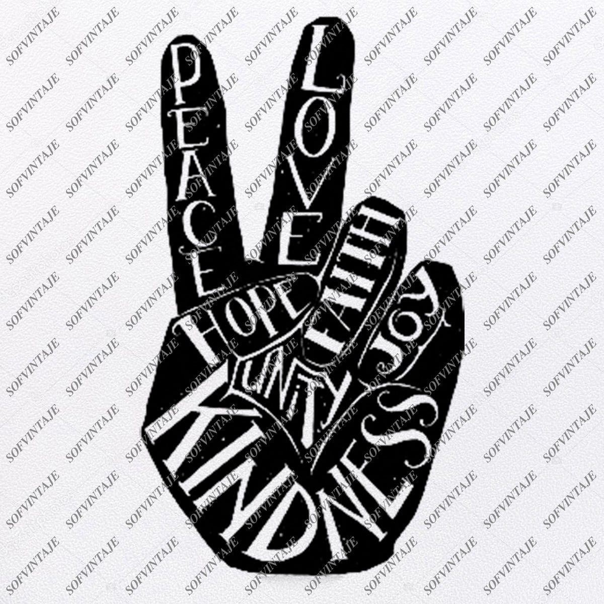 Download Hand Svg File- Peace Original Svg Design-Love Svg-Clip art ...