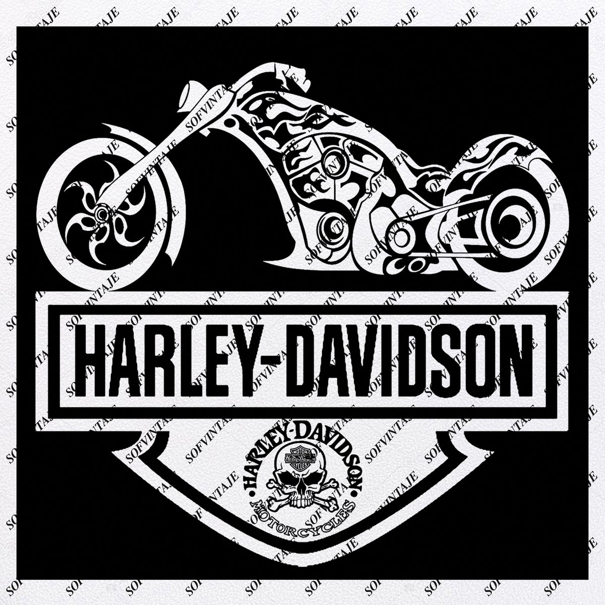 Download Harley Davidson - Harley Davidson Svg File - Harley Davidson Svg Desig - SOFVINTAJE