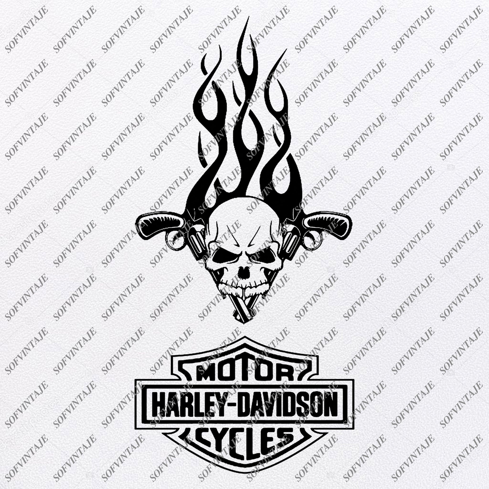 Download Harley Davidson Svg File-Harley Davidson Skull Svg Design ...