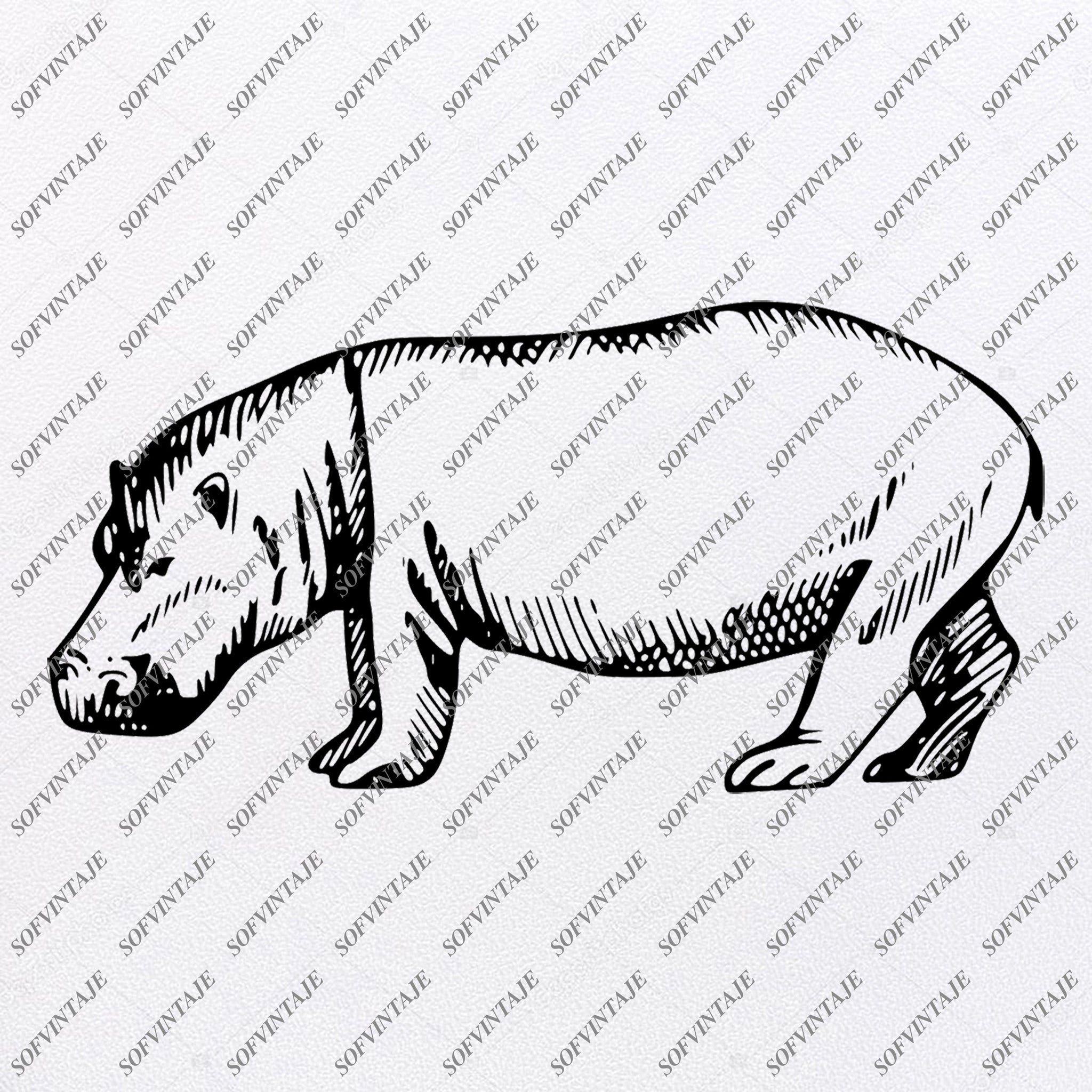 Download Hippopotamus Svg File Hippopotamus Original Design Hippopotamus Cli Sofvintaje