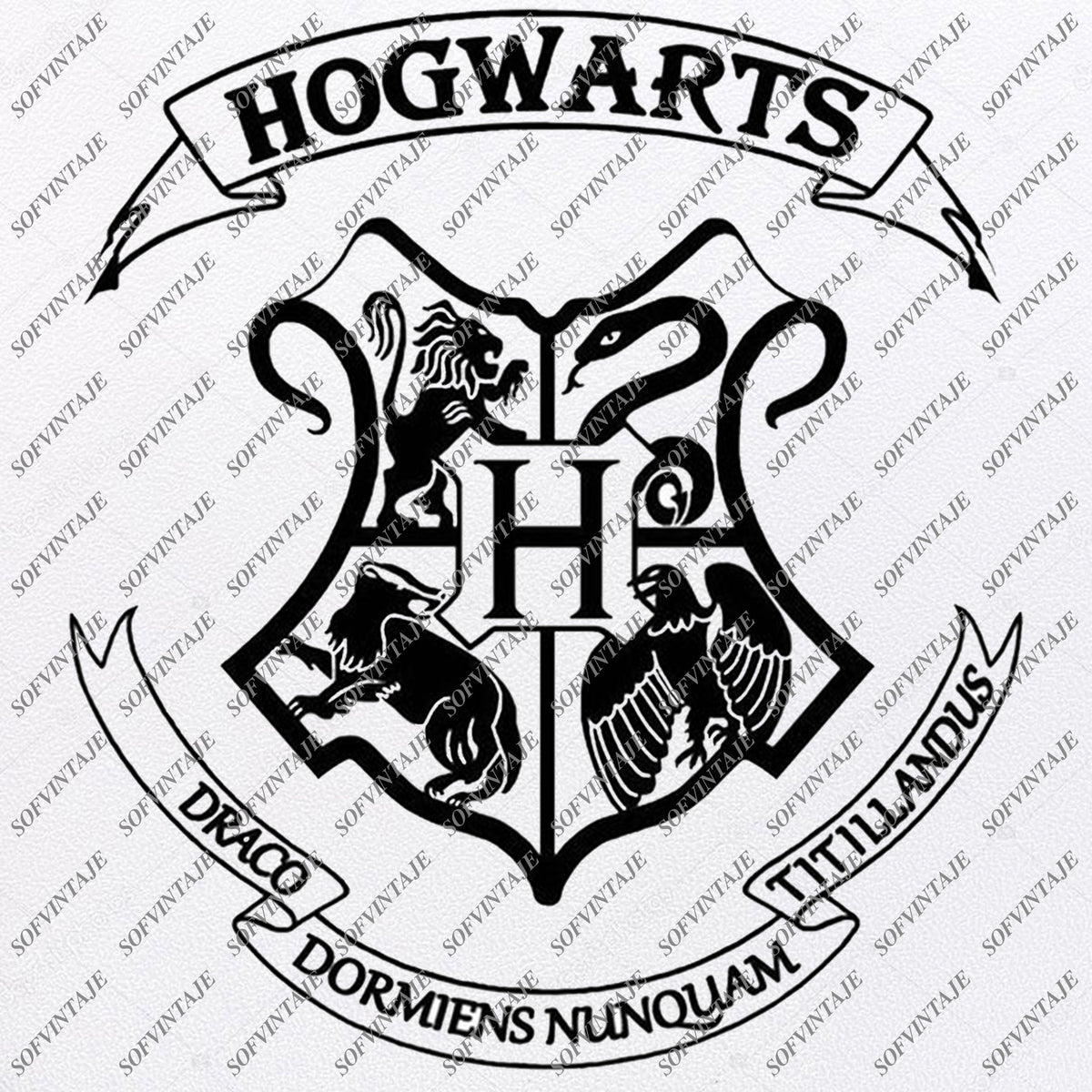 Download Hogwarts Emblem Svg File - Muggle Svg - Hogwarts Logo Svg ...